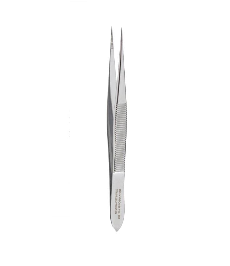 Vantage Splinter Forceps, Straight, 3-1/2", Stainless Steel, Autoclavable, Each thumbnail 2