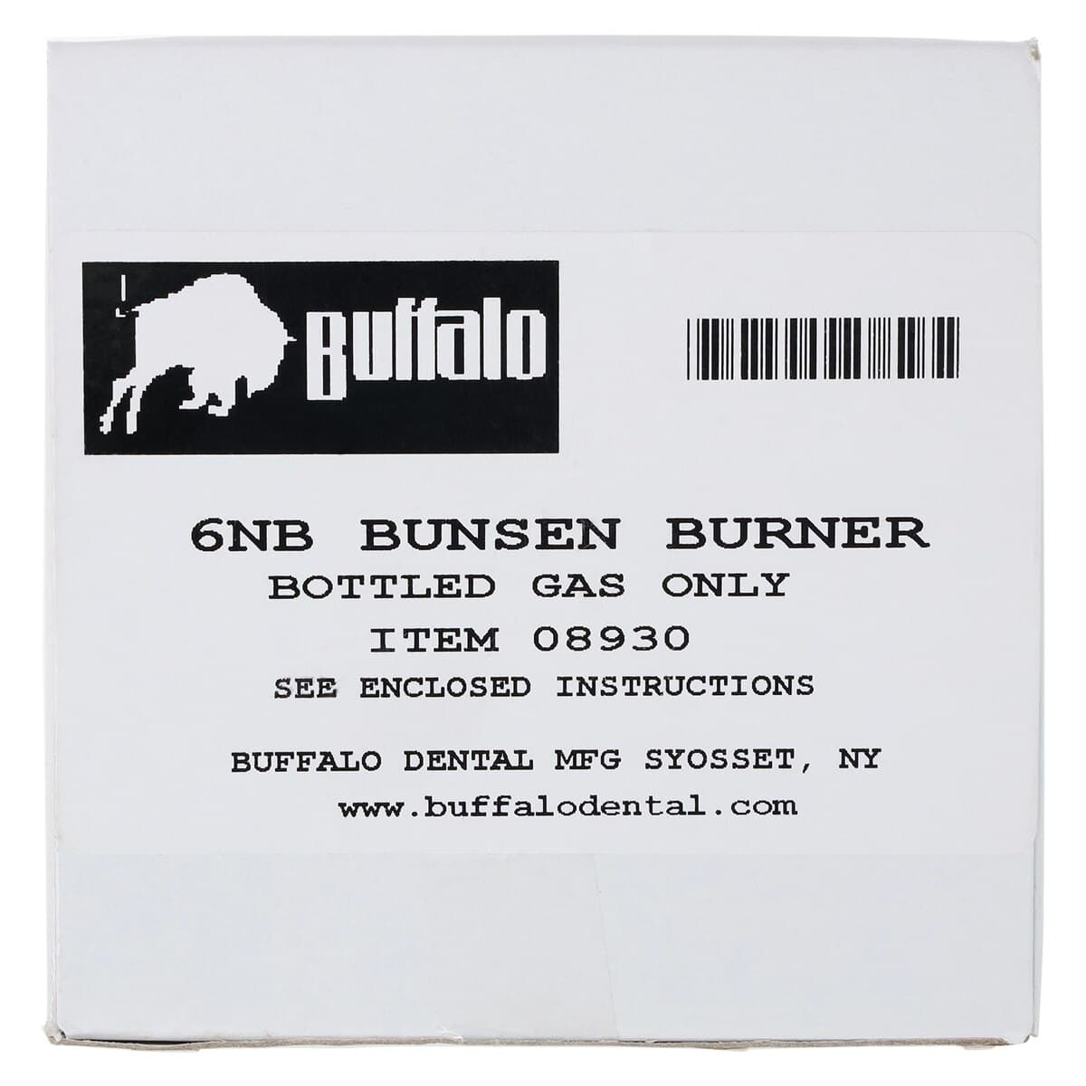 Buffalo Dental No. 6N Bunsen Burner, Bottled Gas Only thumbnail 3