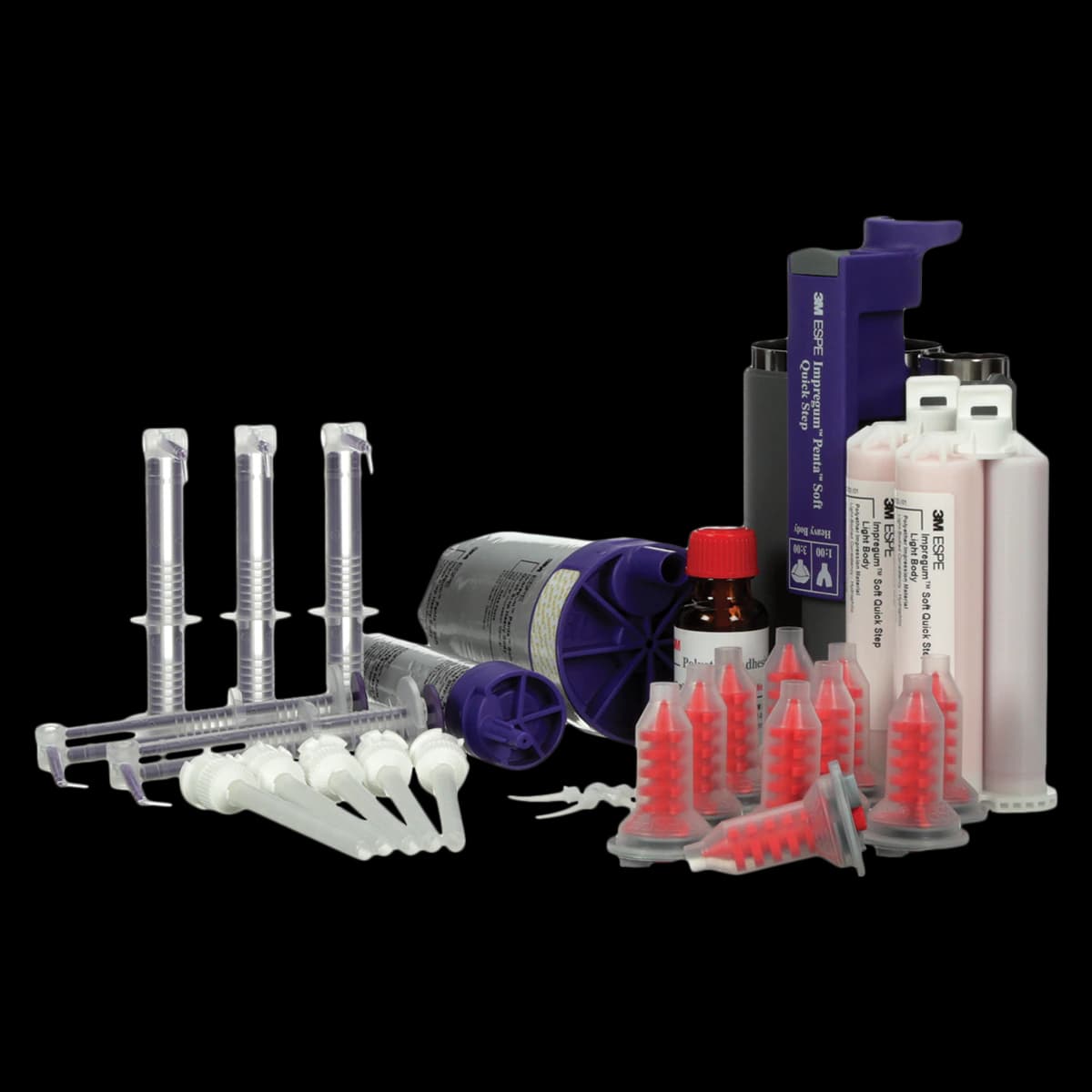3M Impregum Penta Soft Quick Step Polyether Impression Material Intro Kit, Heavy Body/Light Body, P31779 - 3M™ Impregum™ Penta™ Soft Quick Step Heavy Body Light Body Polyether Impression Material Intro Kit - Image 1