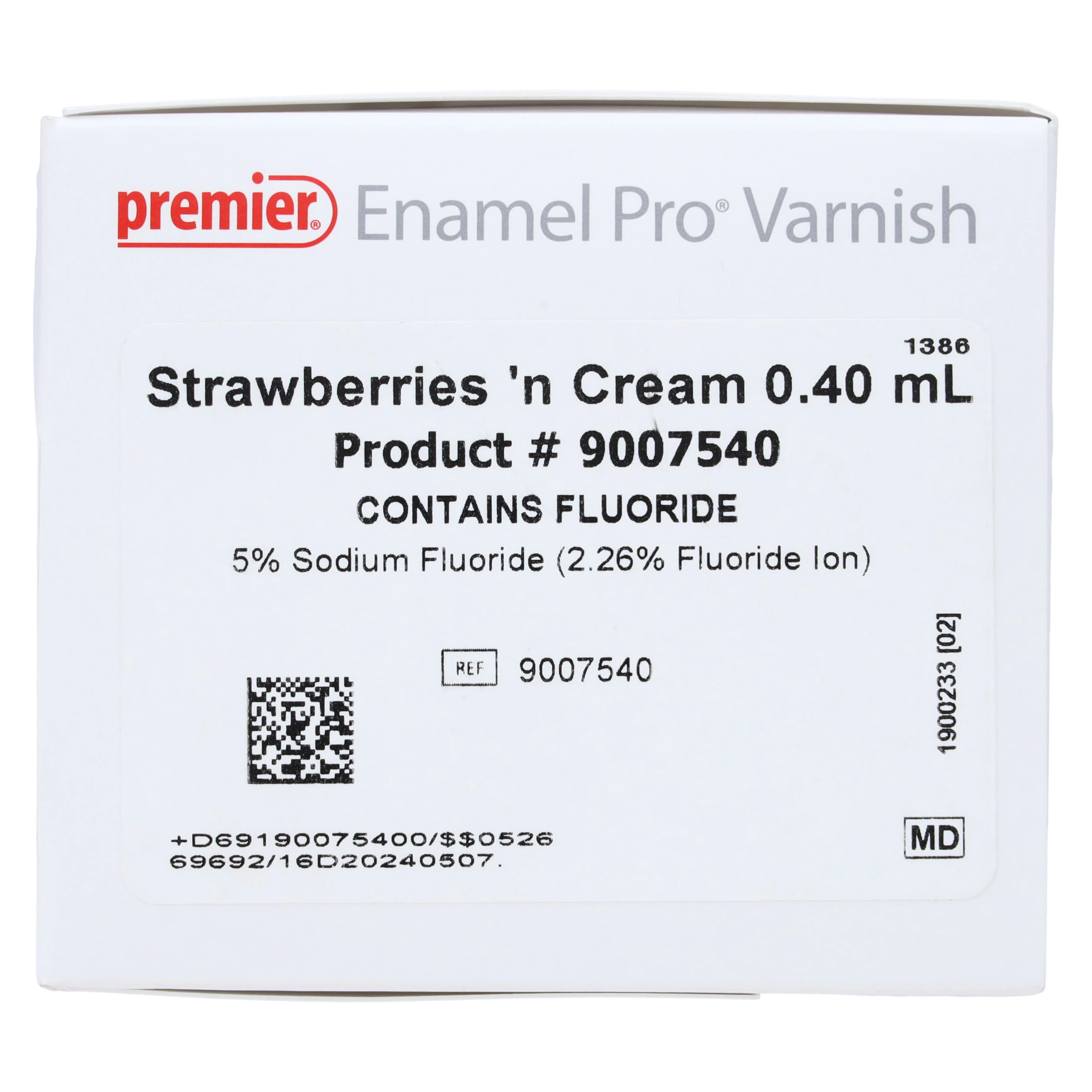 Enamel Pro Varnish, 5% Sodium Fluoride with ACP, Clear, Strawberries 'n Cream, 0.40 ml Unit Dose, 35/Pk, 9007540 thumbnail 4