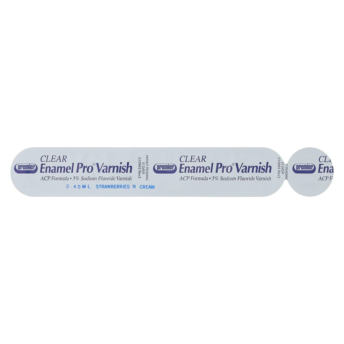Enamel Pro Varnish, 5% Sodium Fluoride with ACP, Clear, Strawberries 'N Cream, 0.4 mL Unit-Dose, 200/Box thumbnail 2