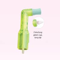 2Pro Total Access Disposable Prophy Angle, Firm/Long Cup, Green, 100 Degree, Bulk Pack, 1000/Bx, 5510004 - Premier - 2Pro Disposable Prophy Angle - Firm/Long Green BULK - Image 1