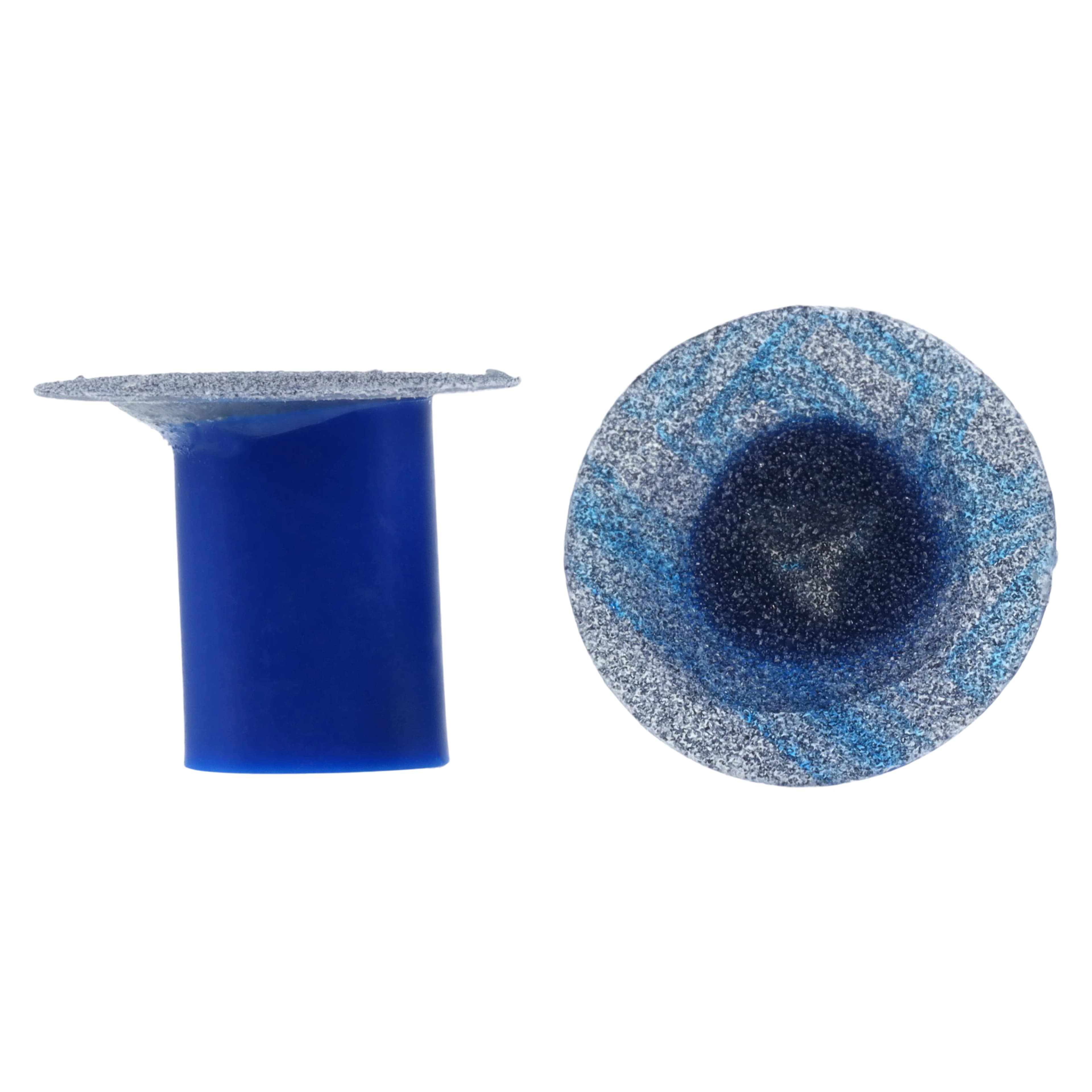 Poli-Pro Disc Composite Polishers, Refill, 5/16" (8mm), Medium, Grit Up, Dark Blue, 40/Pk, 2019075 thumbnail 3
