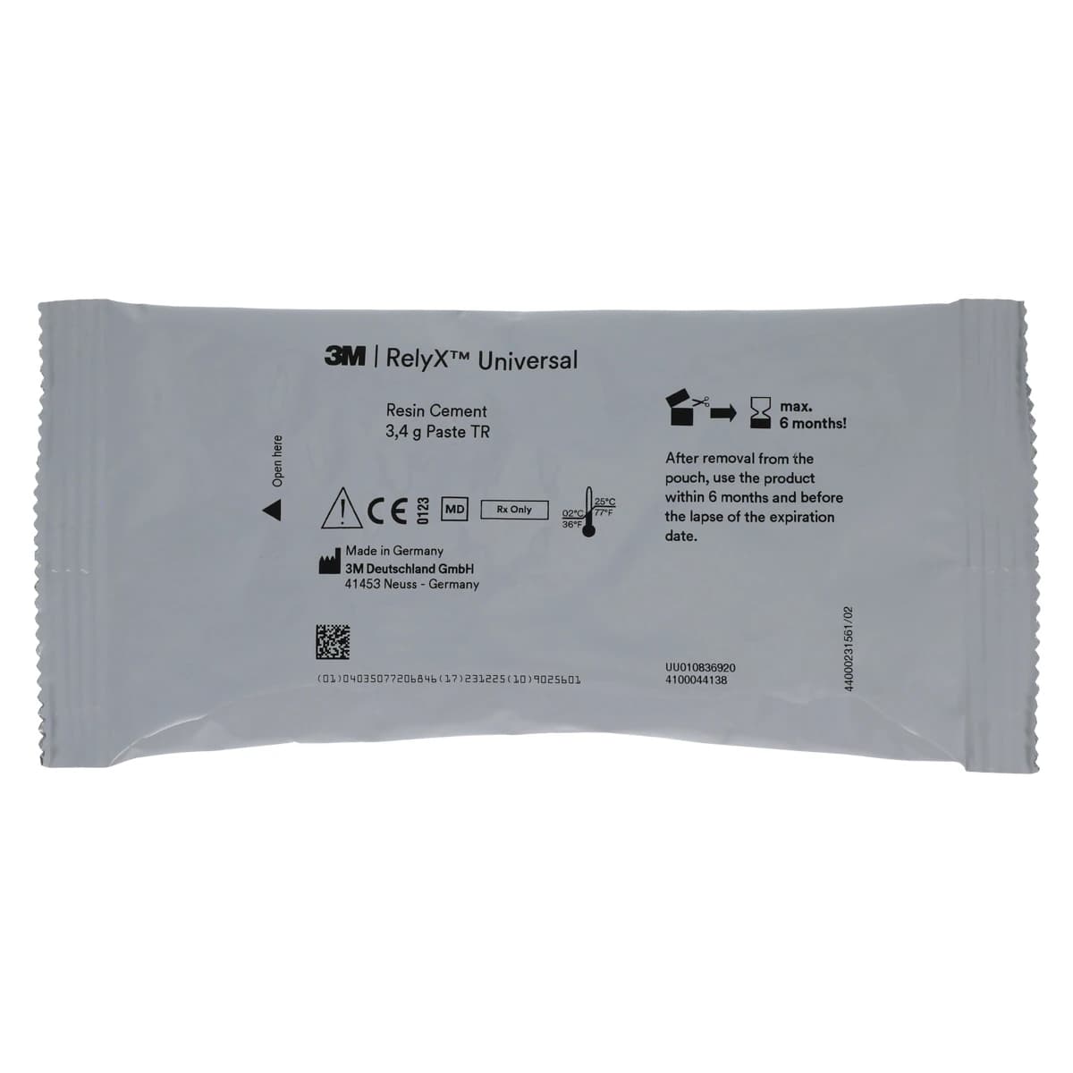 3M RelyX Universal Resin Cement Refill, Translucent, 3.4 g Syringe, 56971 thumbnail 6