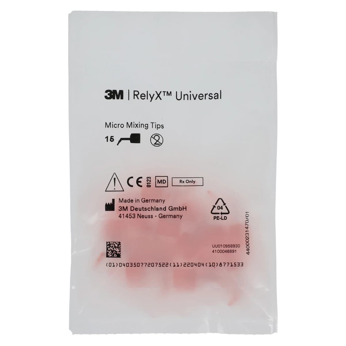 3M RelyX Universal Resin Cement Trial Kit, Translucent (TR), Dual-Cure, 3.4g Syringe, 56969 thumbnail 17