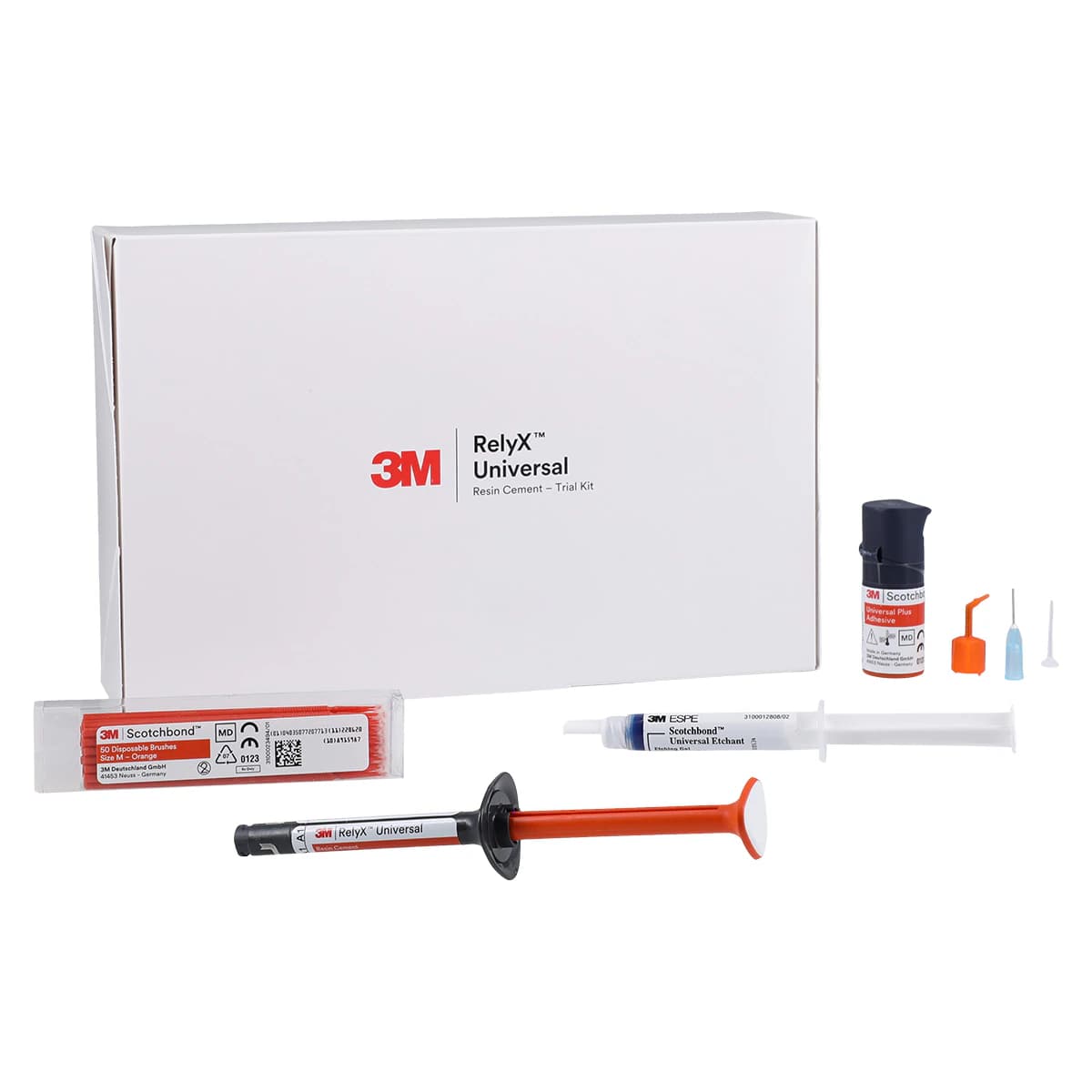 3M RelyX Universal Resin Cement Trial Kit, Shade A1, Dual-Cure, 3.4g Syringe, 56970 - RelyX Universal Resin Cement Trial Kit A1 - Image 1