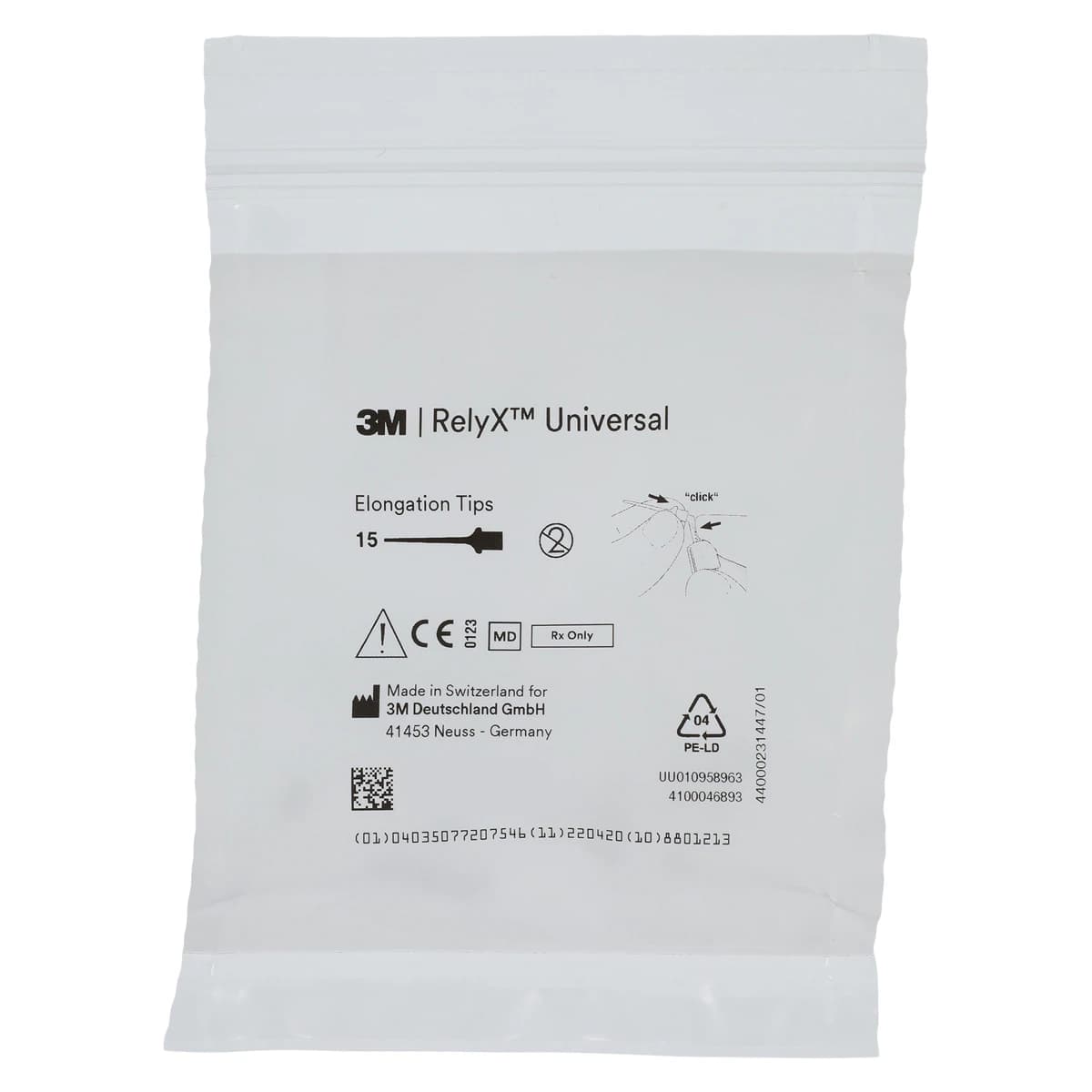 3M RelyX Universal Resin Cement Trial Kit, Shade A1, Dual-Cure, 3.4g Syringe, 56970 thumbnail 15