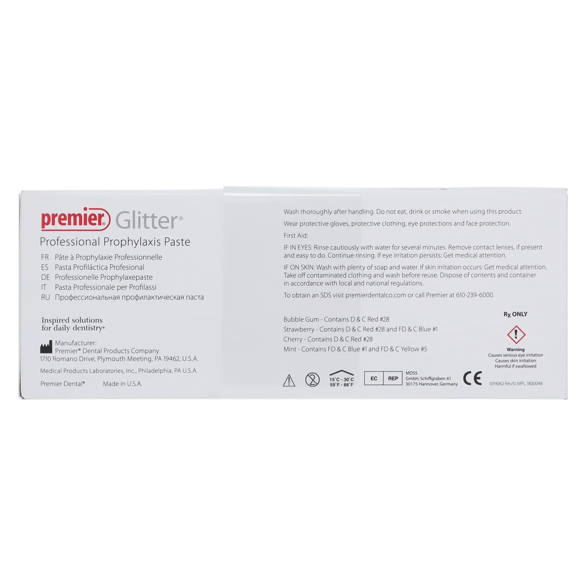 Glitter Prophy Paste, Fine, Strawberry, With Fluoride, Unit Dose Cups, 200/Box, 9007420 thumbnail 3