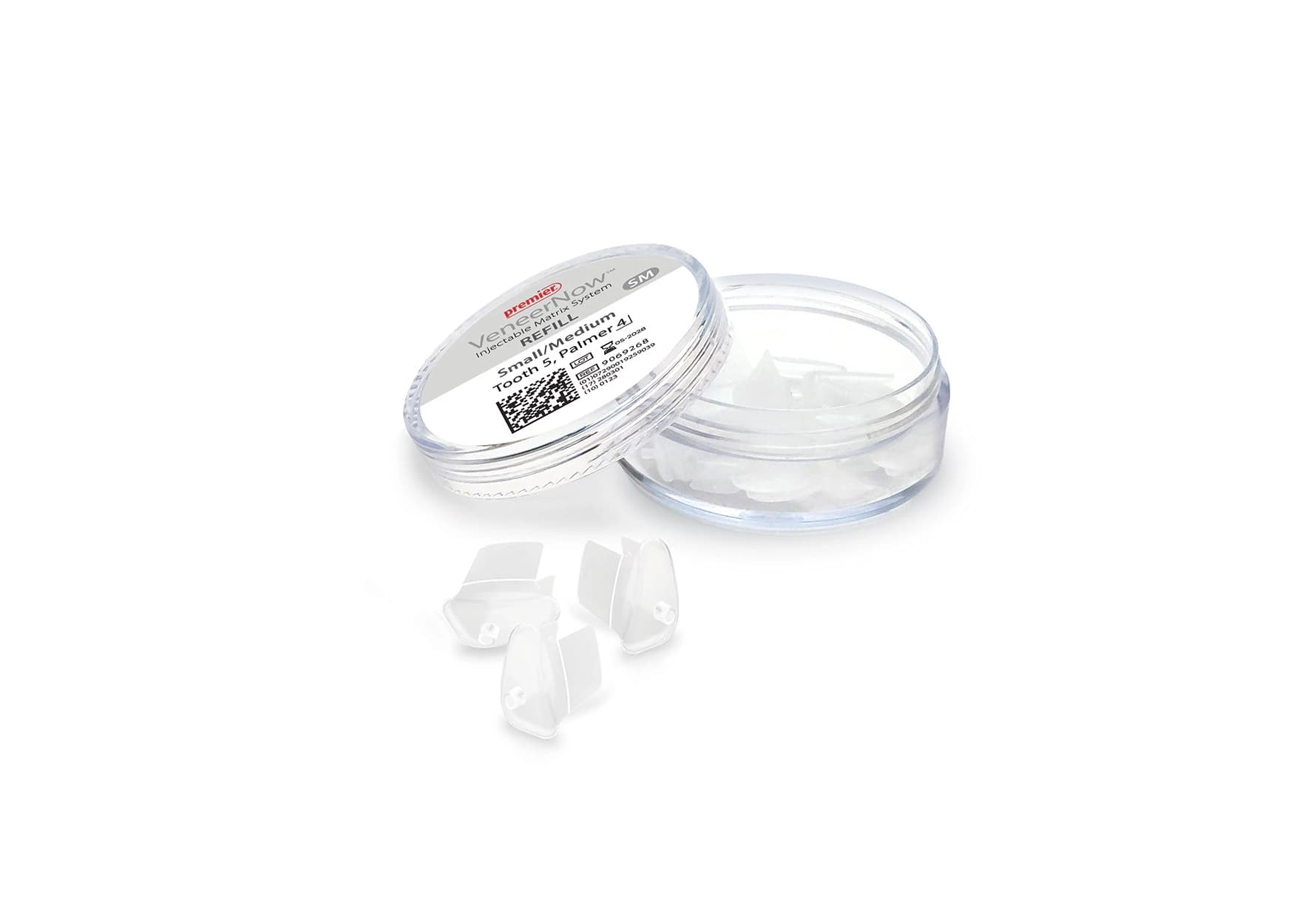 VeneerNow Injectable Matrix System Refill, Tooth 6, Small/Medium, 6/Pk, 9069275 - VeneerNow™ Injectable Matrix System Refill Size 6 SM Pkg/6 - Image 1