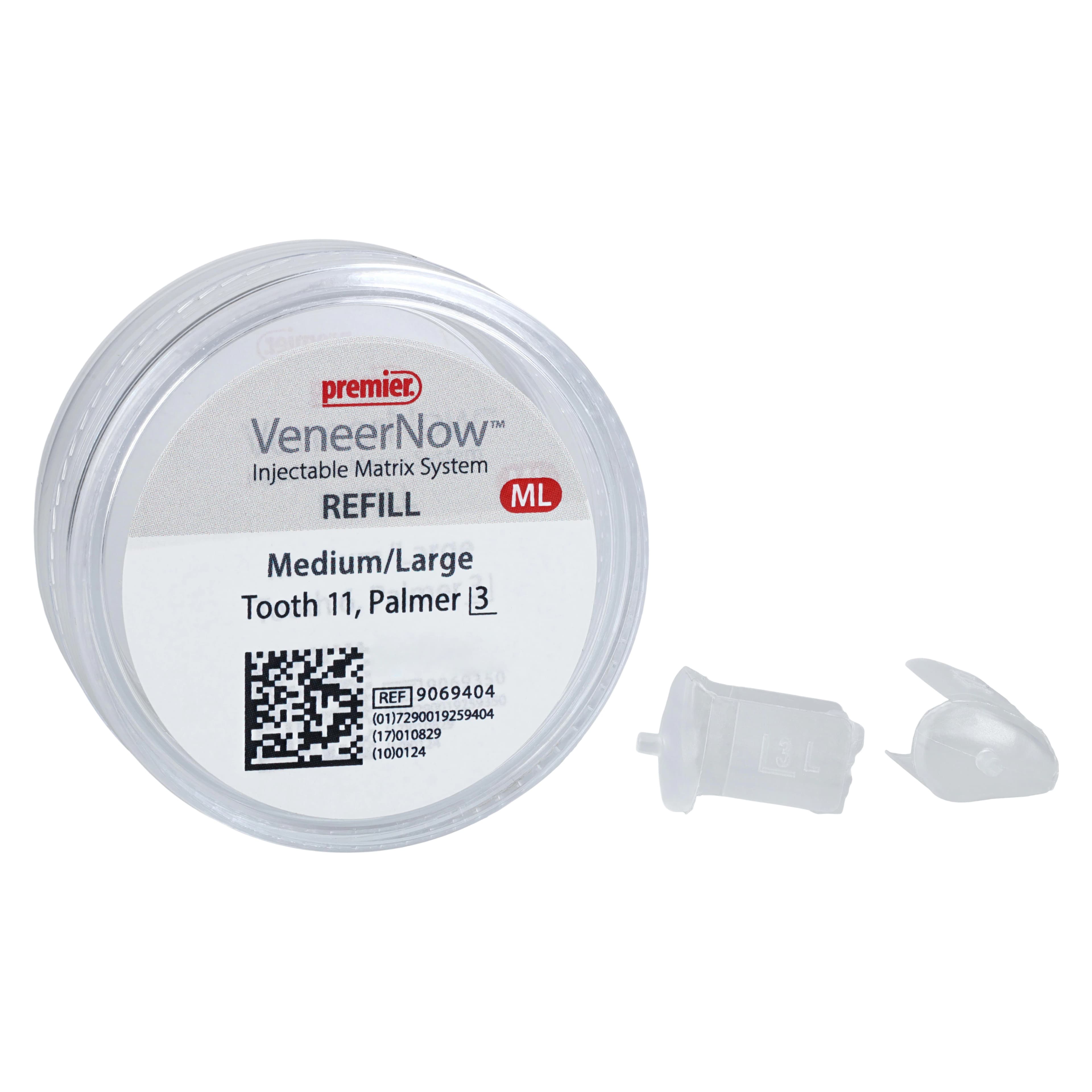 VeneerNow Injectable Matrix System Refill, Tooth #11, Medium/Large, 6/Pk, 9069404 - VeneerNow™ Injectable Matrix System Refill Size 11 ML Pkg/6 - Image 1