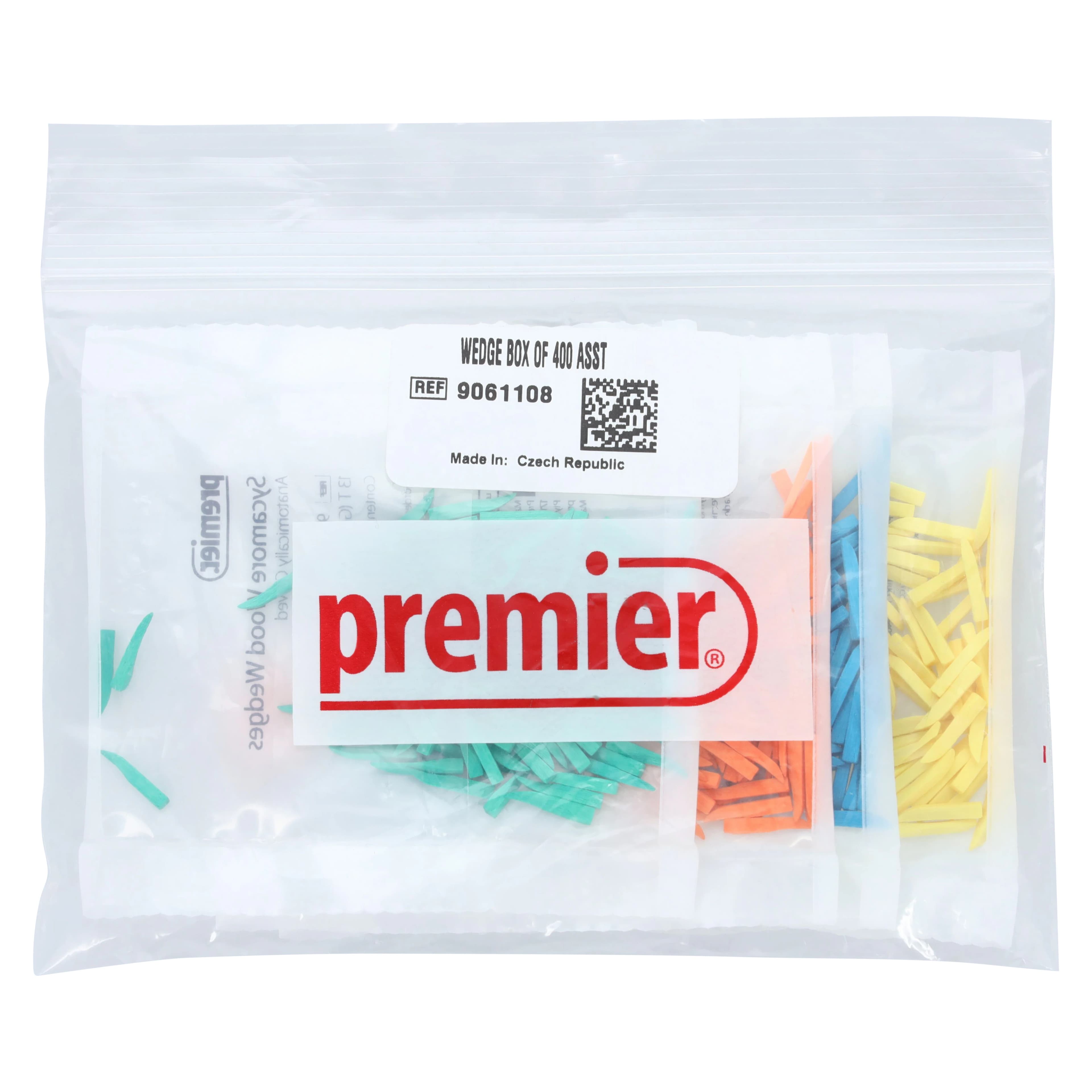Premier Sycamore Anatomical Wood Wedges, Assorted Sizes (UT, 13, 13T, 15), 400/Pk, 9061108 thumbnail 5