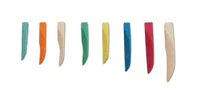 Premier Sycamore Anatomical Wood Wedges, Assorted Sizes (UT, 13, 13T, 15), 400/Pk, 9061108 - Sycamore Wood Wedges Assorted 400Bx - Image 1
