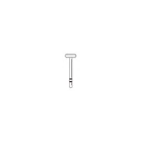 Two Striper® Diamond Bur, Friction Grip (FG), Wheel #866C, Coarse, Green, 5.7 mm, 5/Pkg, 2015546 - Two Striper® Diamond Burs – FG, Coarse, Green, Wheel, 5/Pkg - # 866, 5.7 mm Diameter, 5/Pkg - Image 1