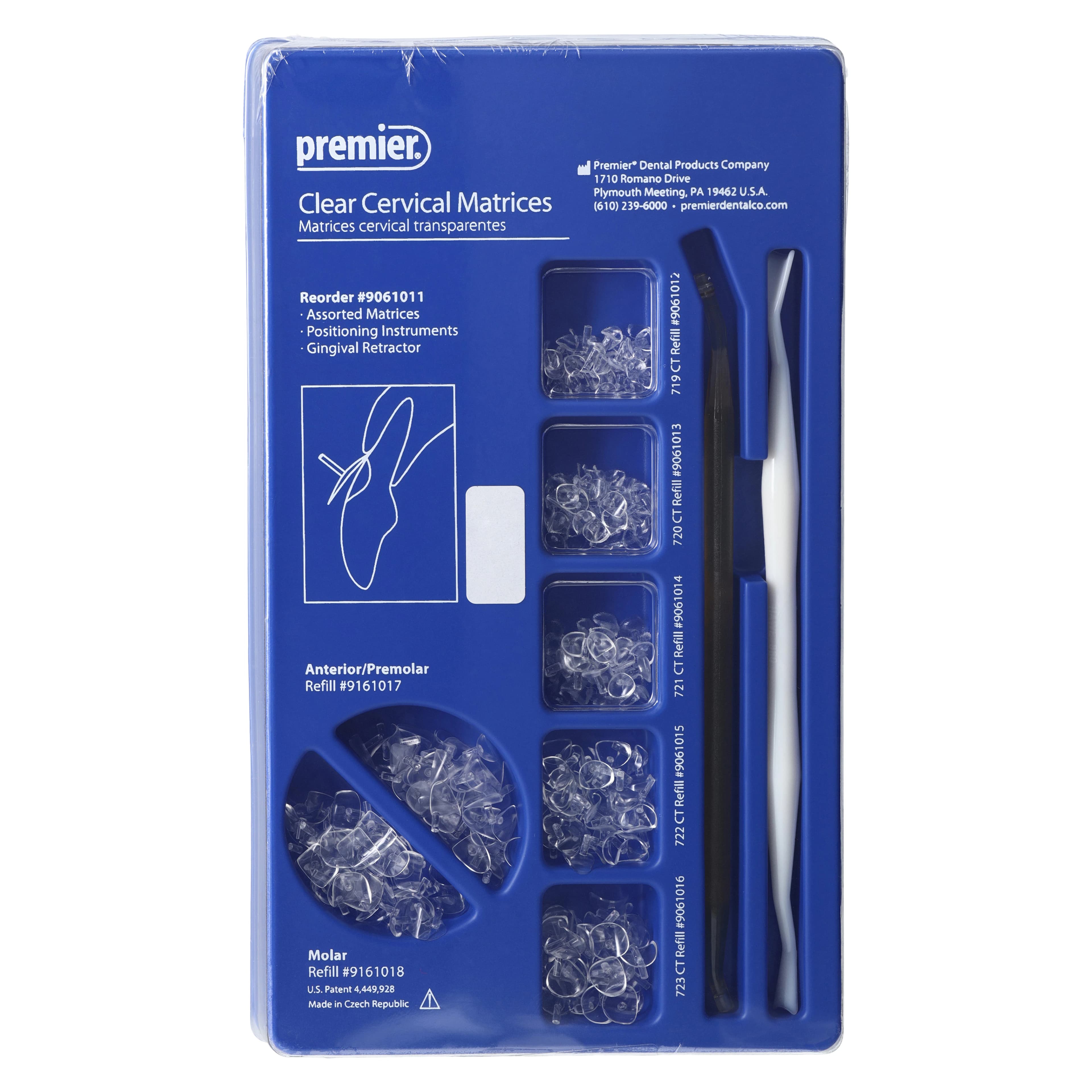 Cure-Thru Clear Cervical Matrices, Assorted, 275/Box, 9061011 - Cure-Thru Clear Cervical Matrices, Assortment, 275/Box, 9061011 - Image 1
