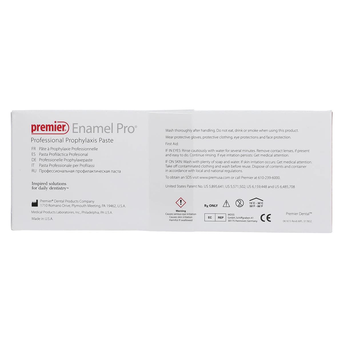 Enamel Pro Prophy Paste with Fluoride & ACP, Mint, Extra Coarse, 200 Unit-Dose Cups/Pkg, 9007603 thumbnail 3