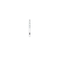 Two Striper TS2000 Diamond Bur, FG, Round End Taper, #2005.10, Coarse, Green, 1.8 mm Major/1.3 mm Minor Diameter, 10 mm Length, 5/Pk, 2000060 - Two Striper&reg; TS2000&trade; Diamonds - 2005.1 - Image 1