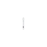 Two Striper Diamond Bur, FG, KS System Egg, #287.4, Fine, Red, 2.3 mm, 5/Pk, 2015982 - Two Striper Diamond Burs, FG, KS Cylinder, Egg, 287.4, 2.3 mm, Fine, Red, 5/Pk, 2015982 - Image 1