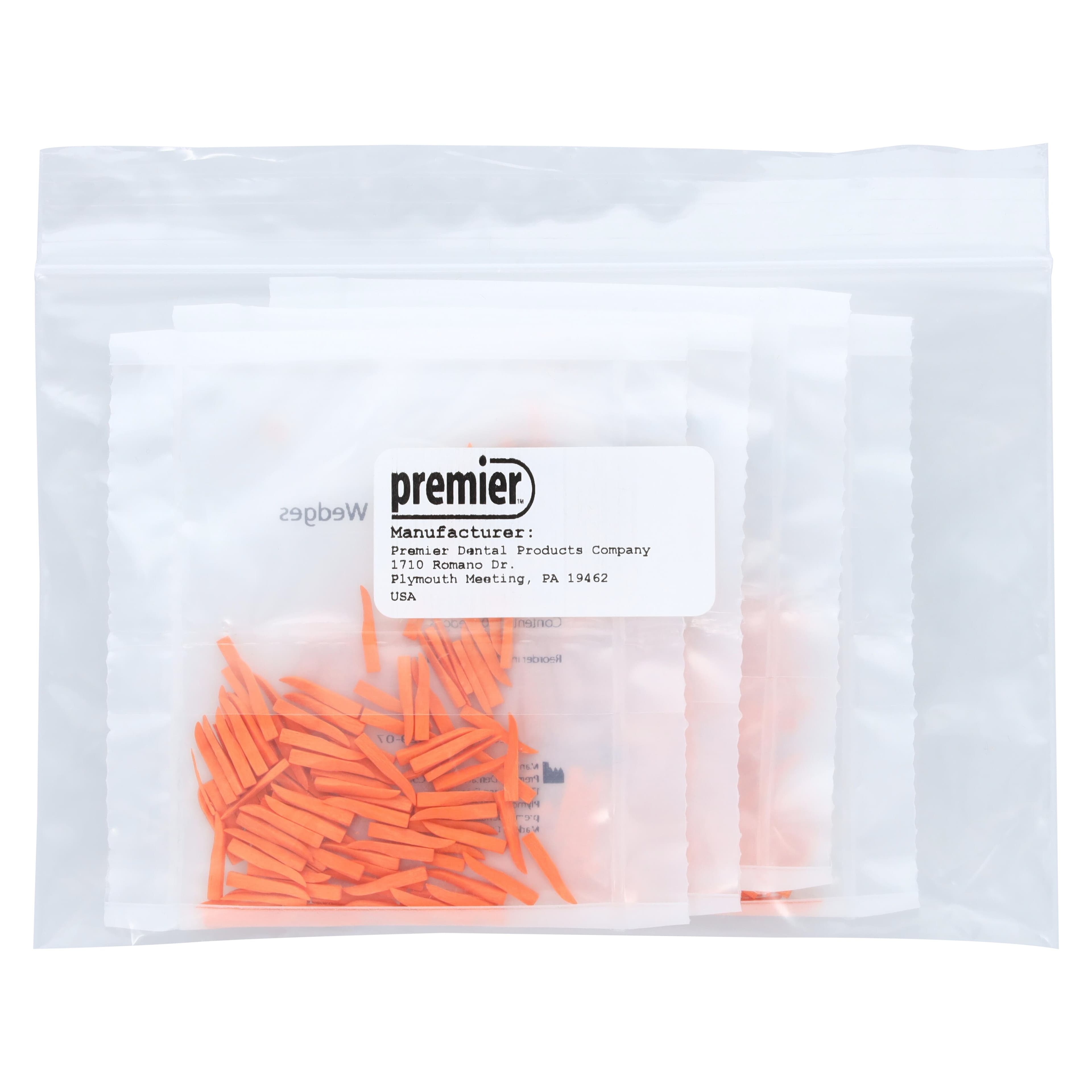 Premier Sycamore Wood Wedges, Ultra-Thin, Orange, 400/Pk, 9061106 thumbnail 6