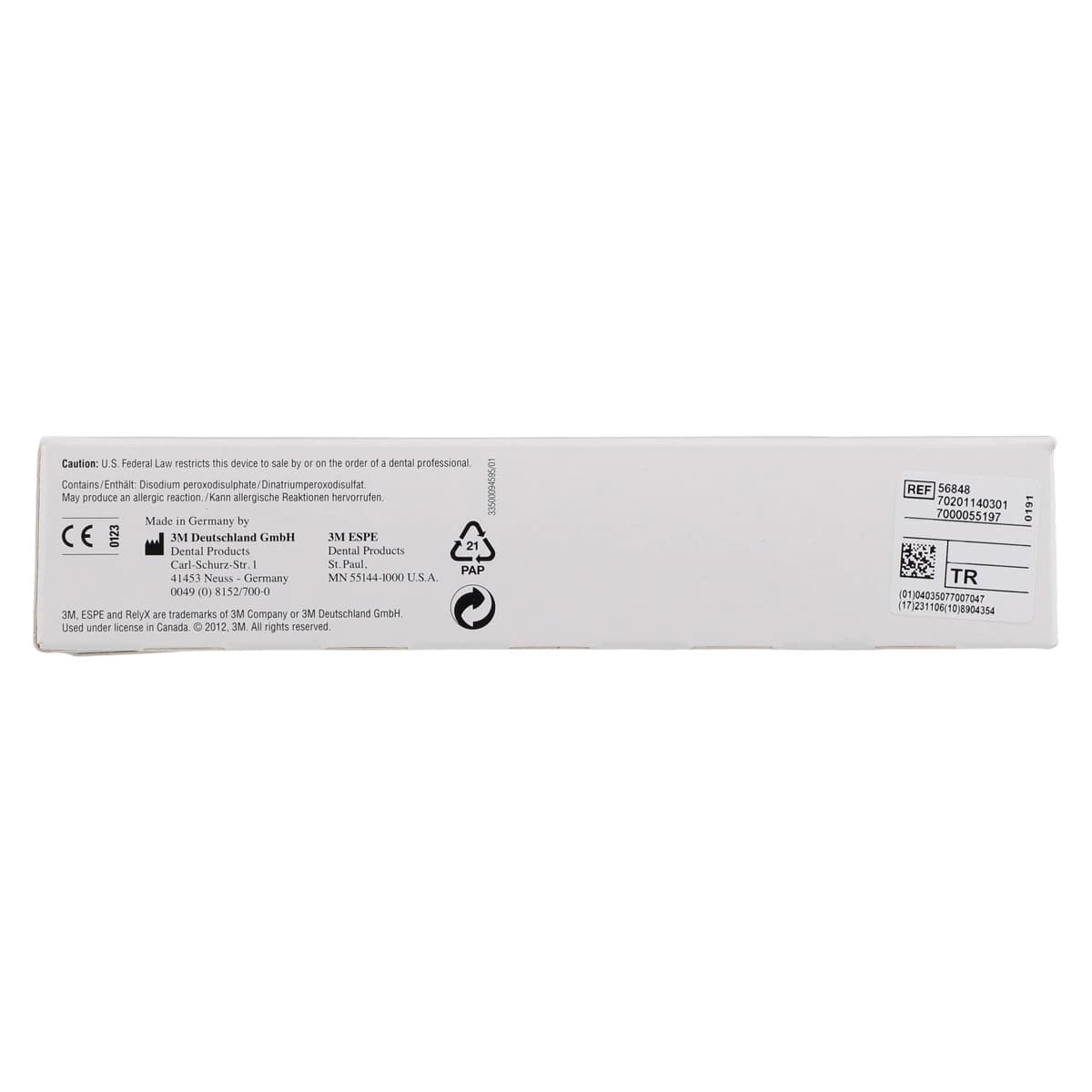 3M RelyX Unicem 2 Automix Self-Adhesive Resin Cement Refill Kit, Translucent, 8.5 g Syringe, 56848 thumbnail 9