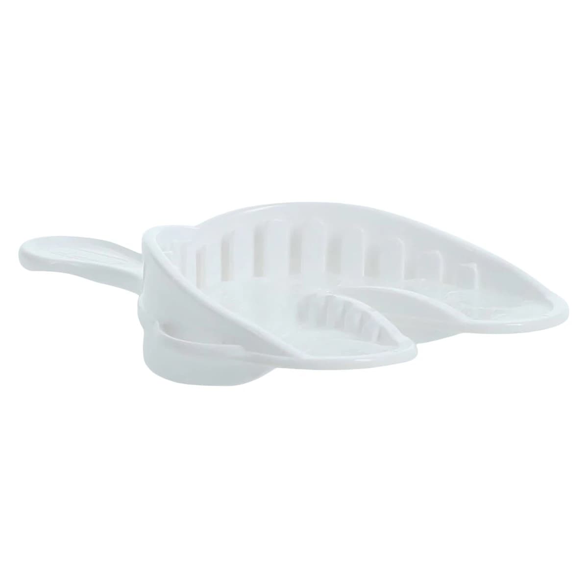 Alfa™ Triple Tray® Double Arch Impression Trays, Medium, White, 24/Box, 1006323 thumbnail 3