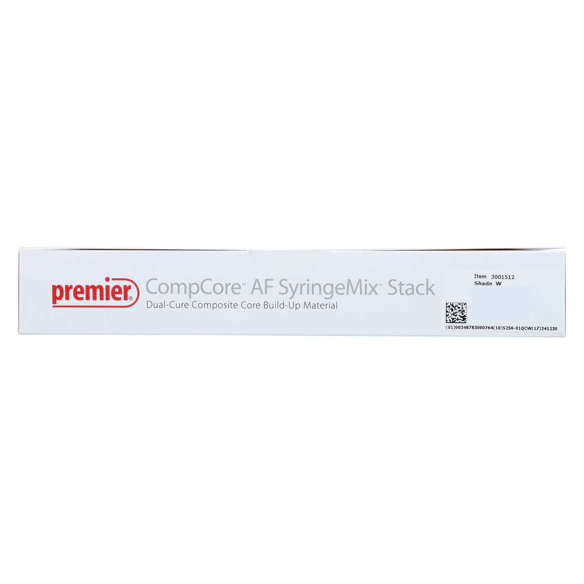CompCore AF SyringeMix Stack Dual-Cure Core Build-Up Material, White, 2 x 9 g Syringes, 3001512 thumbnail 8