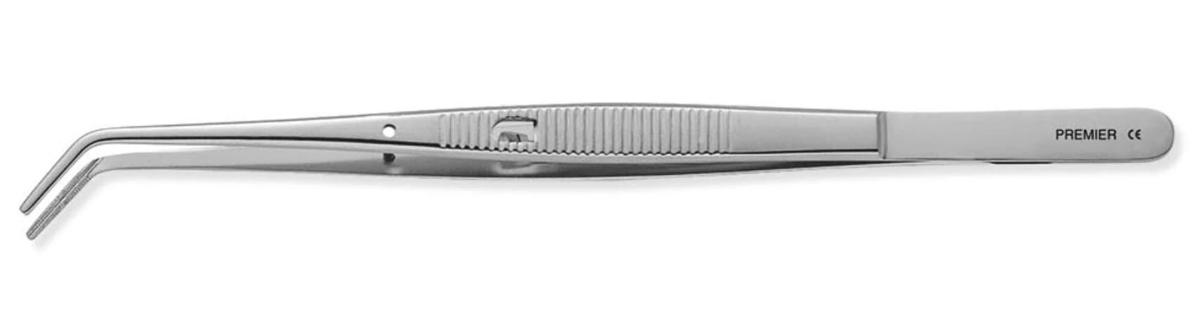 Premier Grooved Locking Cotton & Dressing Pliers, 6" (15 cm), Stainless Steel, 1/Pk, 9065088 - Grooved Dressing Pliers, Locking, 1/Pk, 9065088 - Image 1