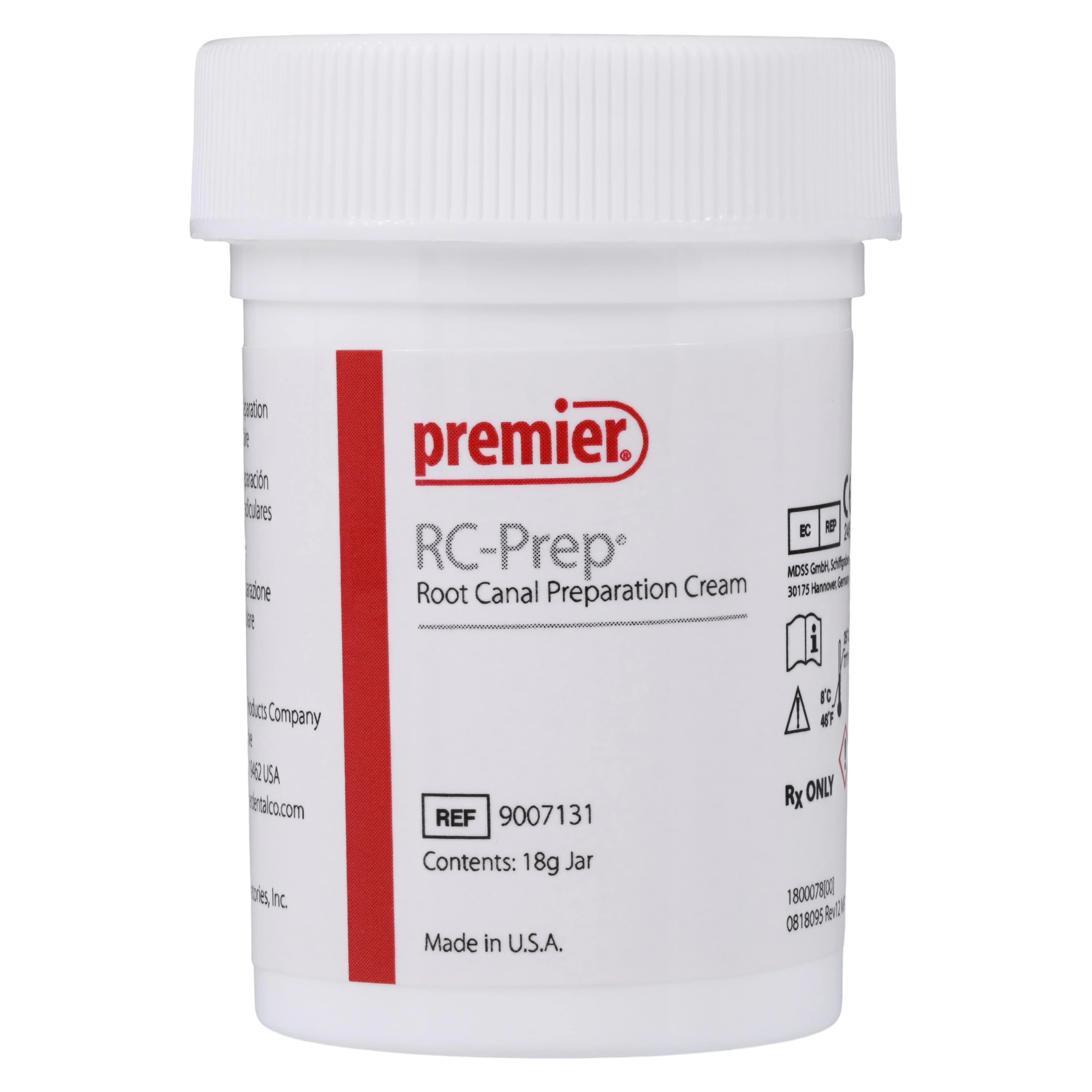 Premier RC-Prep Chemo-Mechanical Root Canal Preparation Cream, EDTA/Urea Peroxide/Glycol, 18 g Jar, 9007131 thumbnail 3