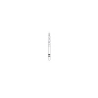 Two Striper TS2000 Diamond Bur, FG, Round-End Taper, #2003.9, Coarse, Green, 1.4 mm Major/0.9 mm Minor, 5/Pk, 2000039 - Two Striper&reg; TS2000&trade; Diamonds - 2003.9 - Image 1