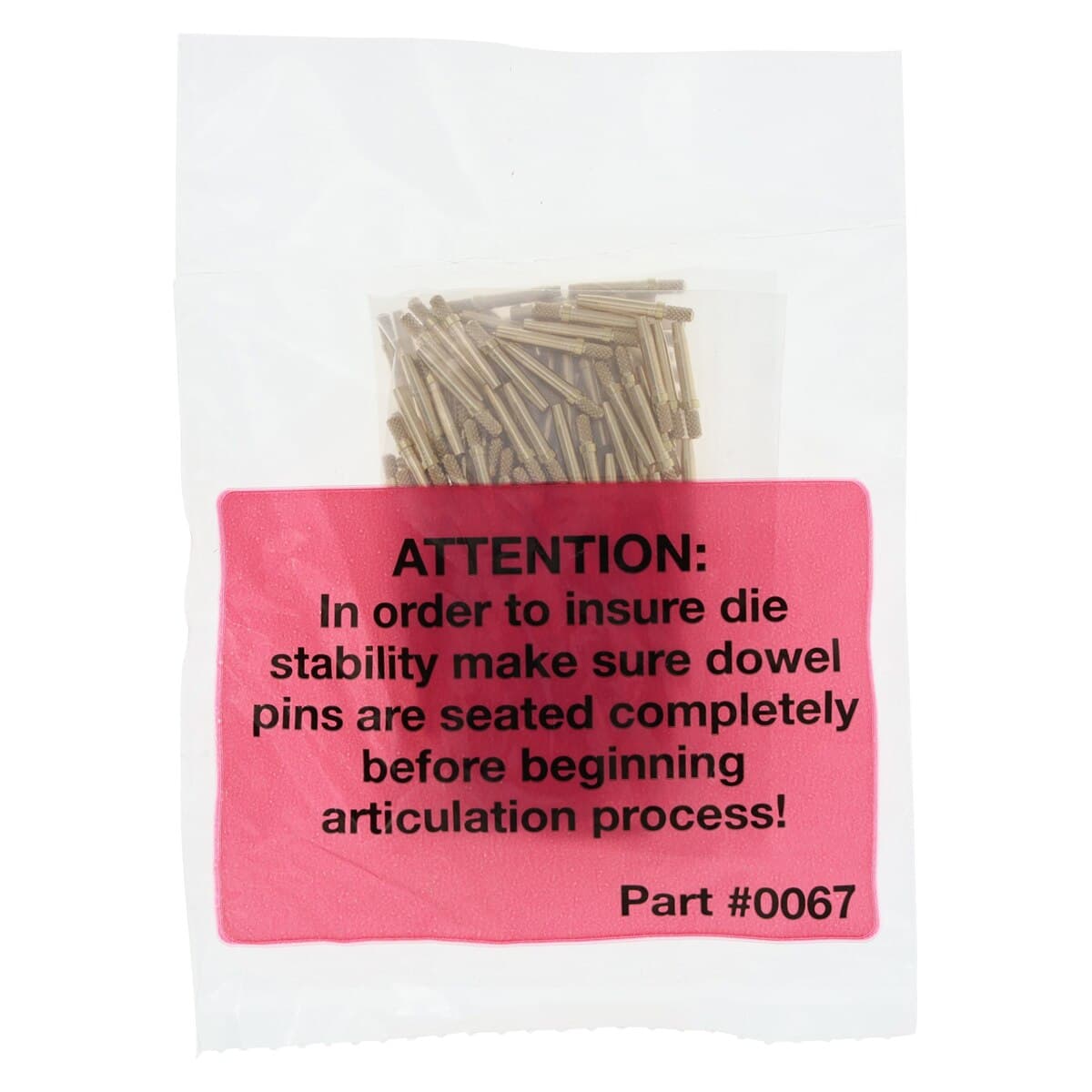 W.O.W. Single-Use Posterior Articulator, Original, 50 Articulators & 300 Dowel Pins, 0072 thumbnail 4