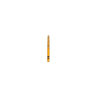 Two Striper TS2000 Gold Plated Curettage (GCP) Diamond Bur FG, Cone Beveled End, Coarse, #2007.9GC, 5/Pk - Diamond TS2000 FG 2007.9 5/Pk - Image 1