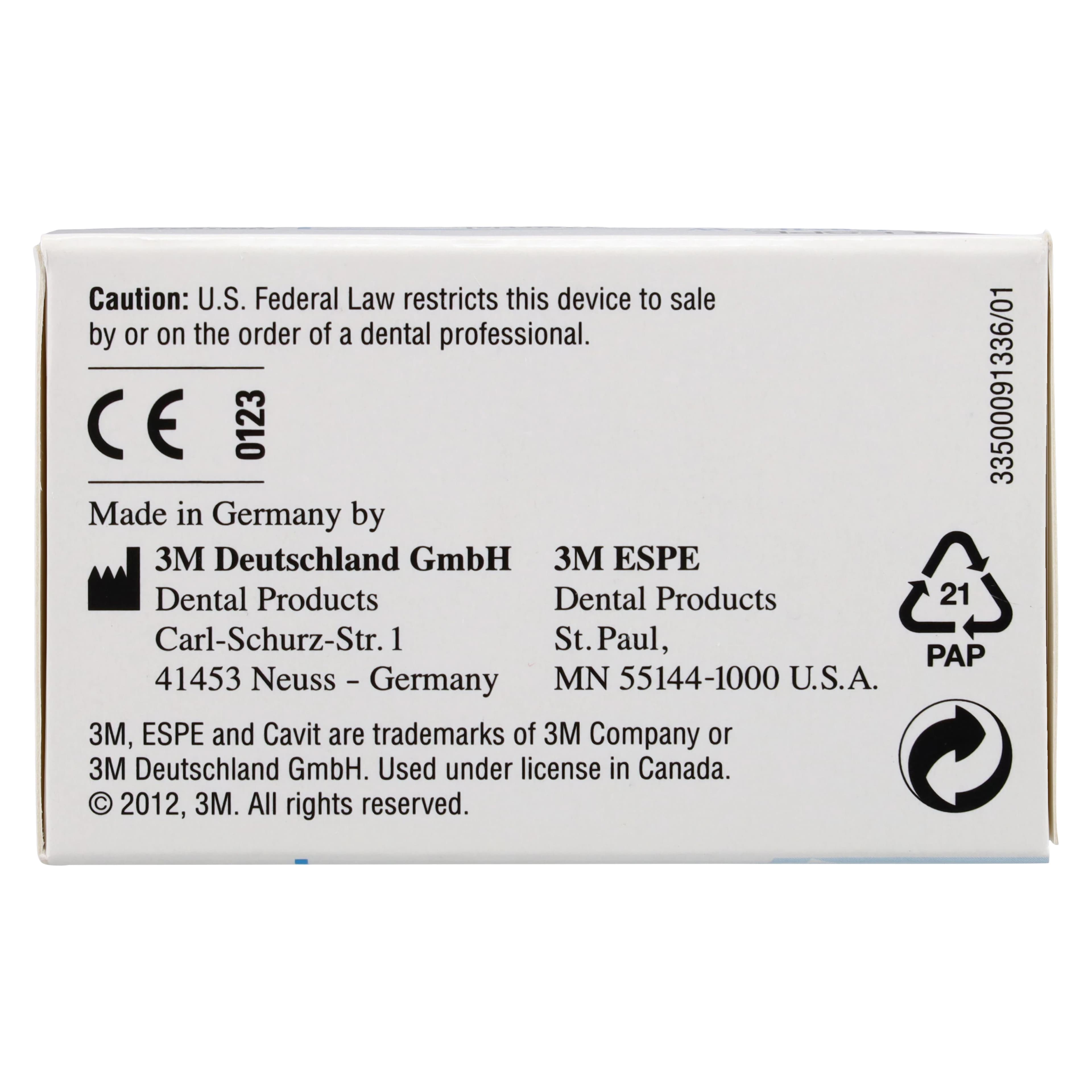 Cavit-W Temporary Filling Material, Medium Set, White, Self-Cure, 28 g Jar, 1/Pk, 44130 thumbnail 5