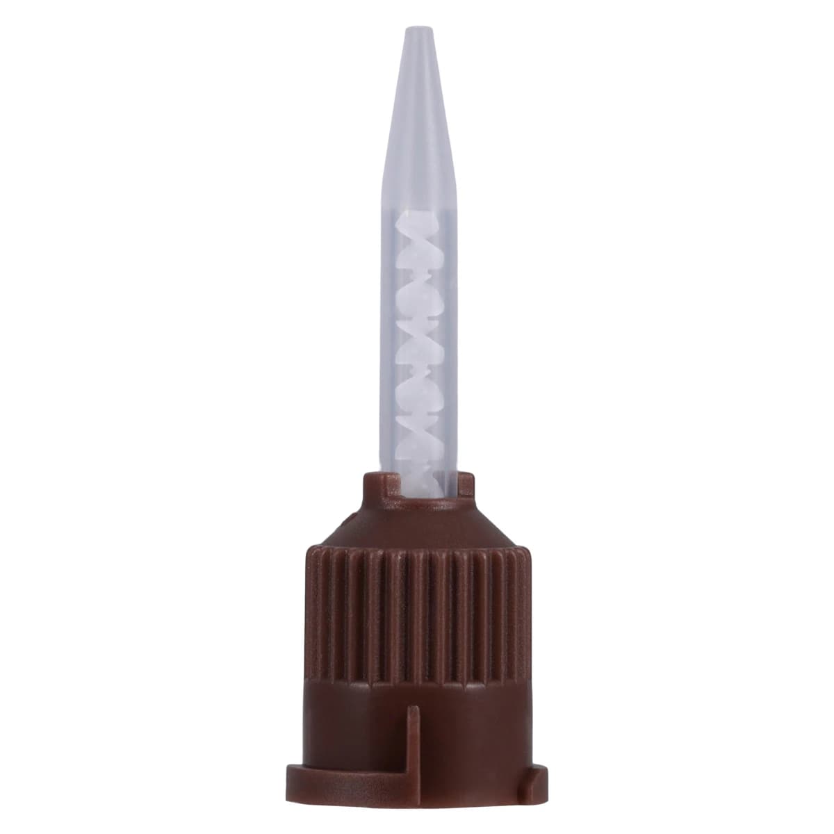 Premier Implant Cement Automix Dual-Barrel Syringe Mixing Tips, Brown, 25/Pk, 3001451 - Premier Implant Cement Dual Barrel Syringe Tips 25Pk - Image 1