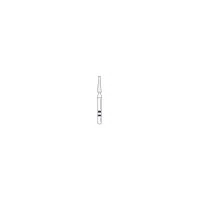 Two Striper® Diamond Bur, FG, Coarse, Green, Flat-End Taper #701.5, 1.2 mm Major/0.8 mm Minor Diameter, 5.0 mm Length, 5/Pkg, 2015338 - Two Striper® Diamond Burs – FG, Coarse, Green, Taper Flat End - # 701, 1.2 mm Major/0.8 mm Minor Diameter, 5.0 mm Length, 5/Pkg - Image 1