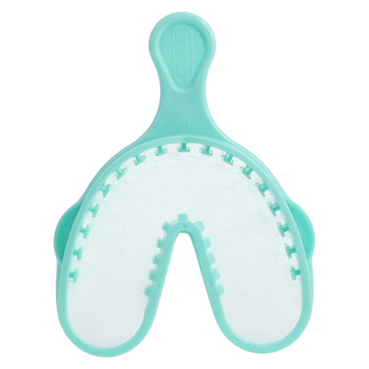 Alfa™ Triple Tray® Large Green Disposable Impression Trays, 24/Box, 1006333 thumbnail 2