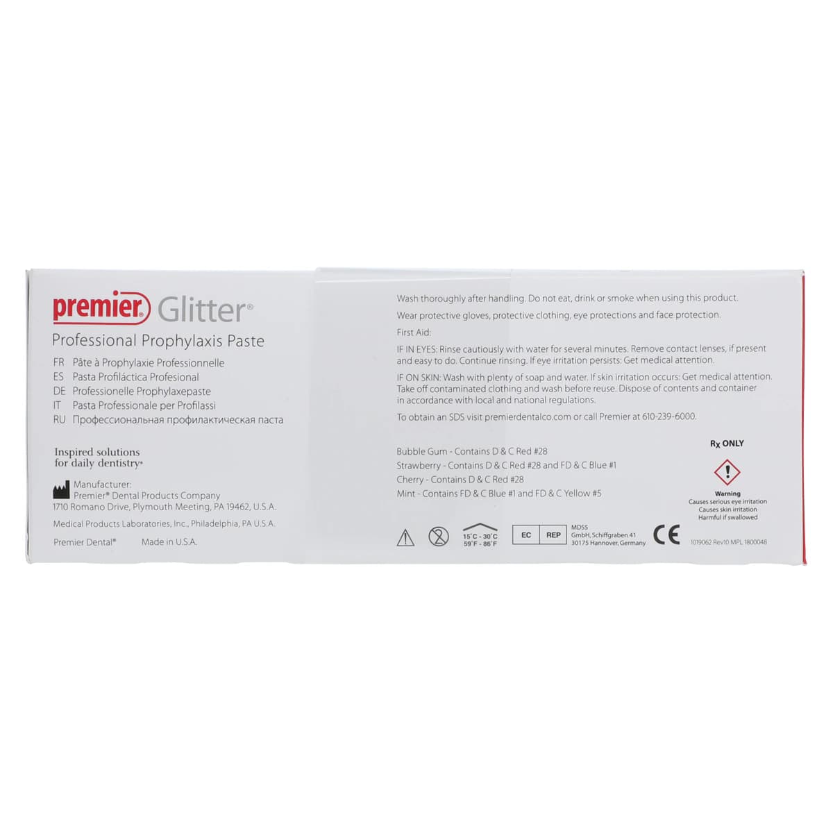 Glitter Prophy Paste with Fluoride, Medium Grit, Bubblegum, 200 Unit Dose Cups/Box, 9007432 thumbnail 3