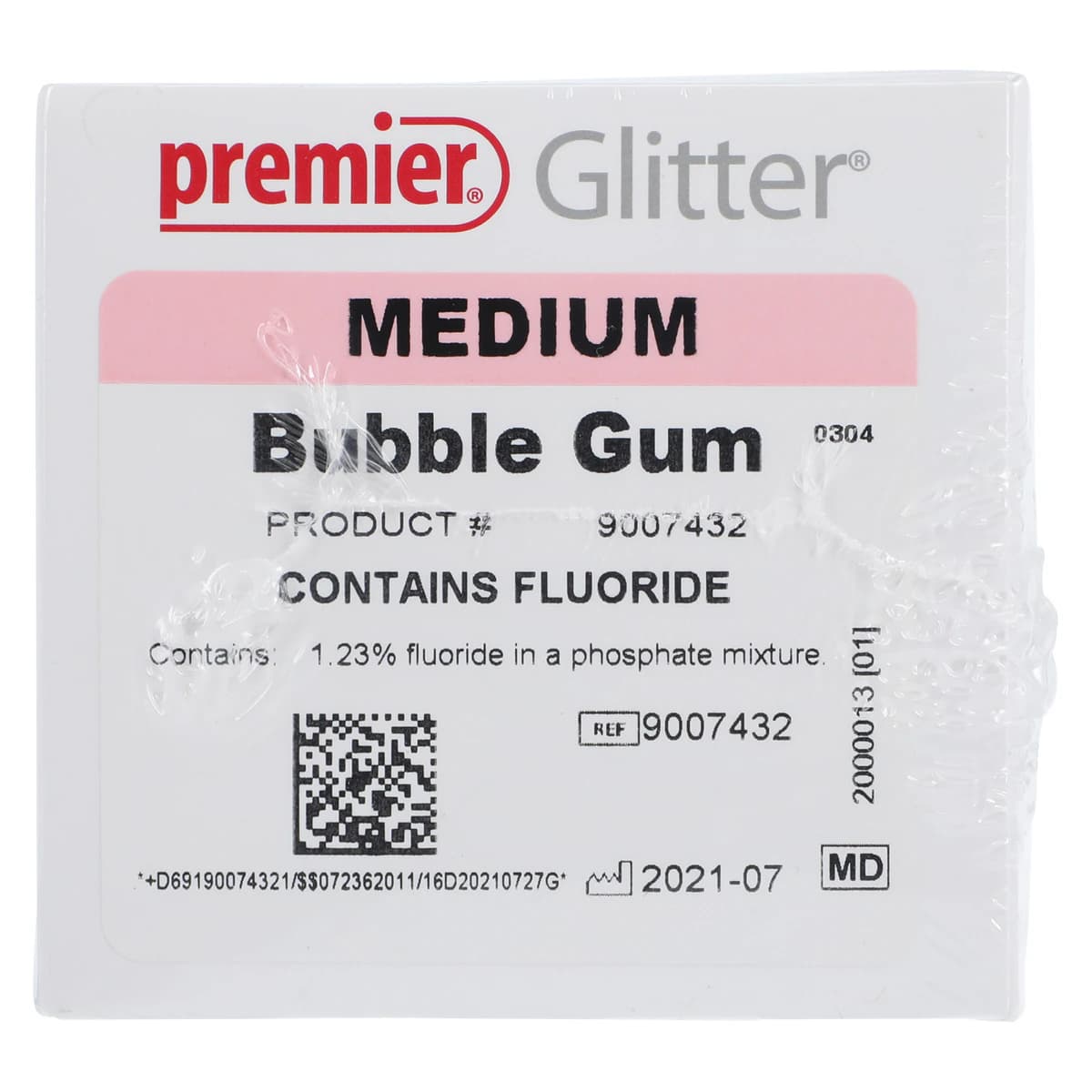 Glitter Prophy Paste with Fluoride, Medium Grit, Bubblegum, 200 Unit Dose Cups/Box, 9007432 thumbnail 4