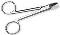 Premier Crown and Collar Scissors, Curved, Sharp, 4" (10.2 cm), Stainless Steel, 1/Pk, 9085344 - Scissor Crown Curved Sharp 4'' - Image 1
