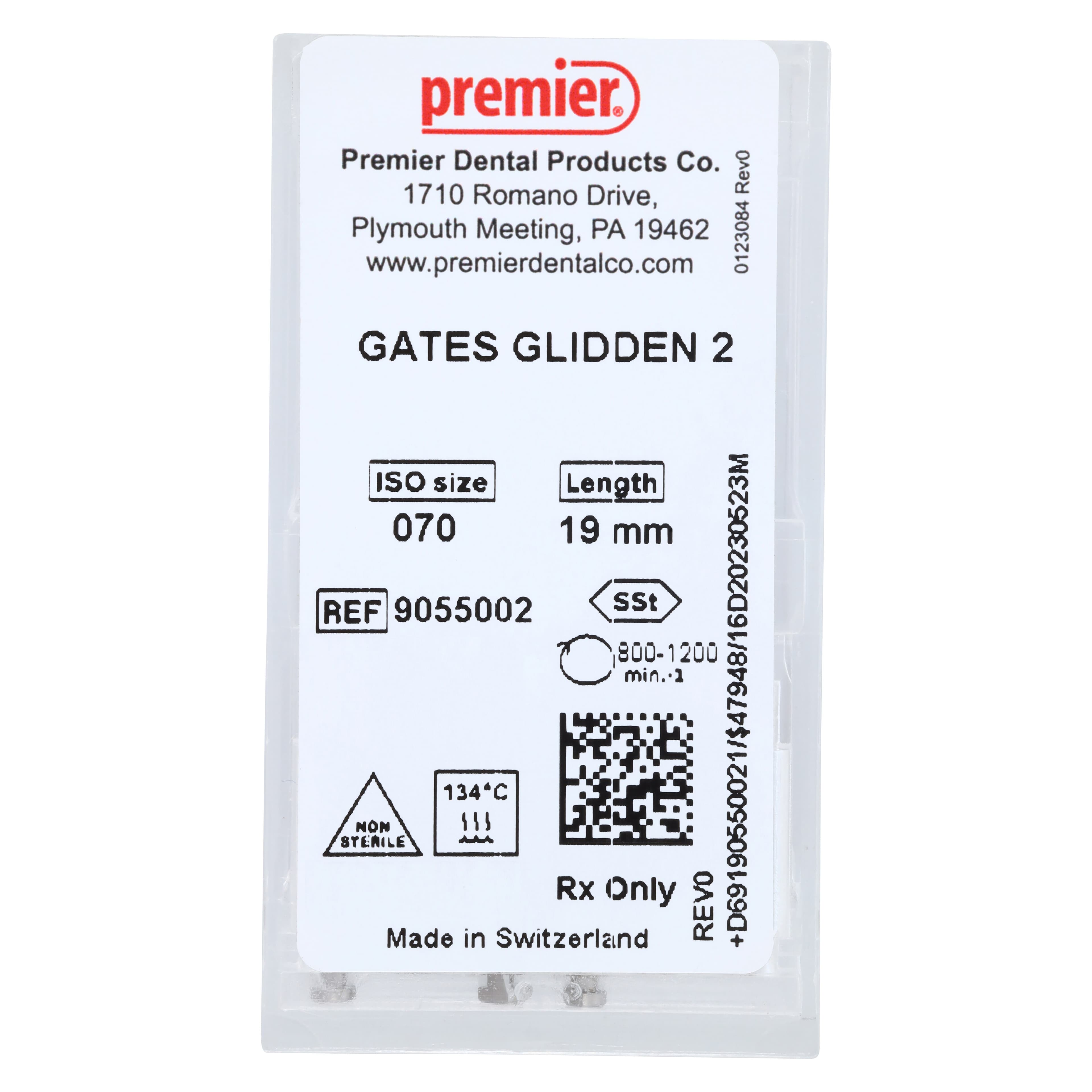 Premier Gates-Glidden Drills #2, 19mm/32mm, Stainless Steel, 6/Pk, 9055002 thumbnail 6