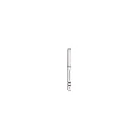 Two Striper Diamond Bur, FG, Flat-End Taper, #724.10C, 2.1 mm Major/1.5 mm Minor Diameter, Coarse, Green, 5/Pk, 2015260 - Two Striper Diamond Burs, FG, Flat-End Taper, 724.10, 2.1 mm, Coarse, Green, 5/Pk, 2015260 - Image 1