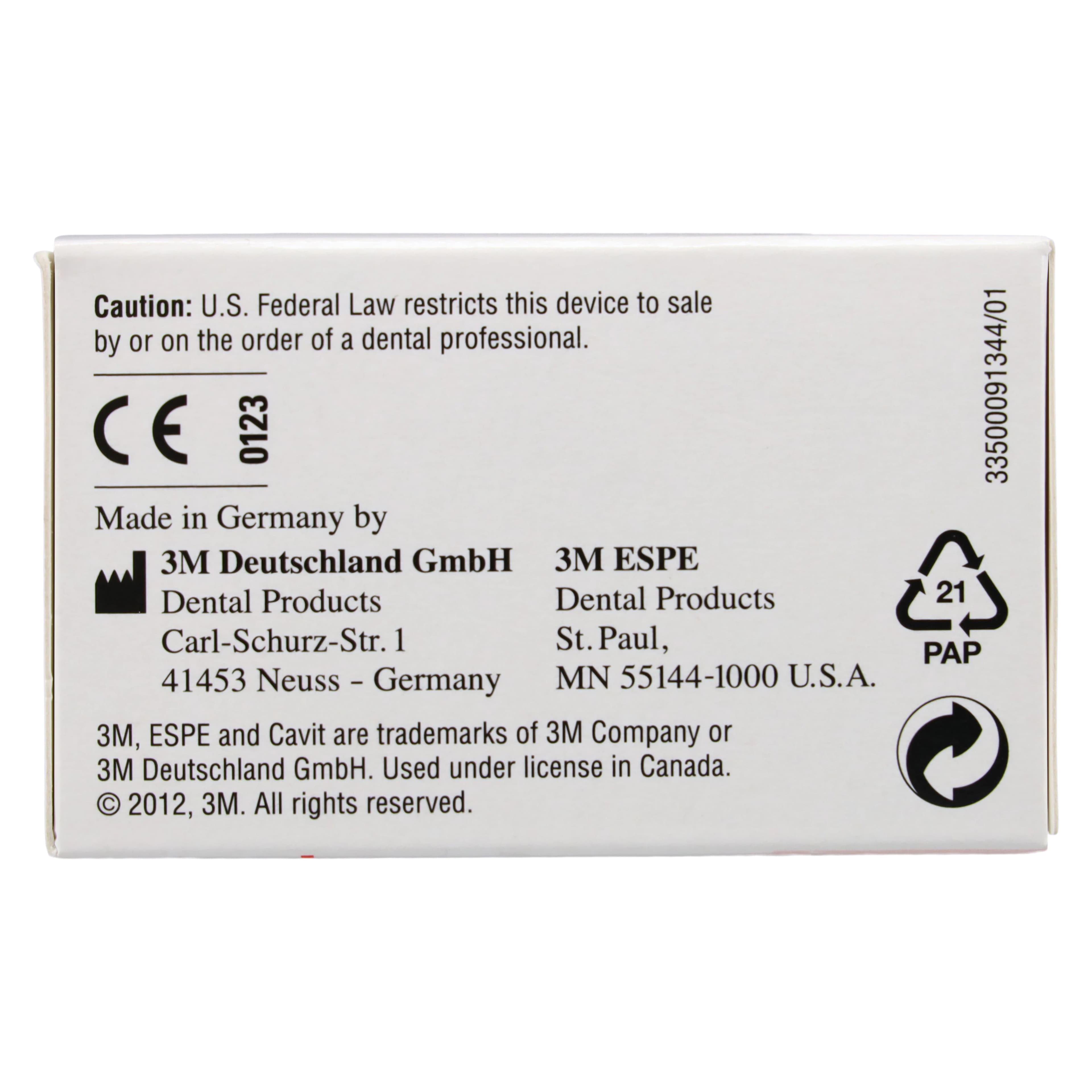 3M Cavit Original Temporary Filling Material, Hard Set, Pink, 28 g Jar, 1/Pk, 44030 thumbnail 5