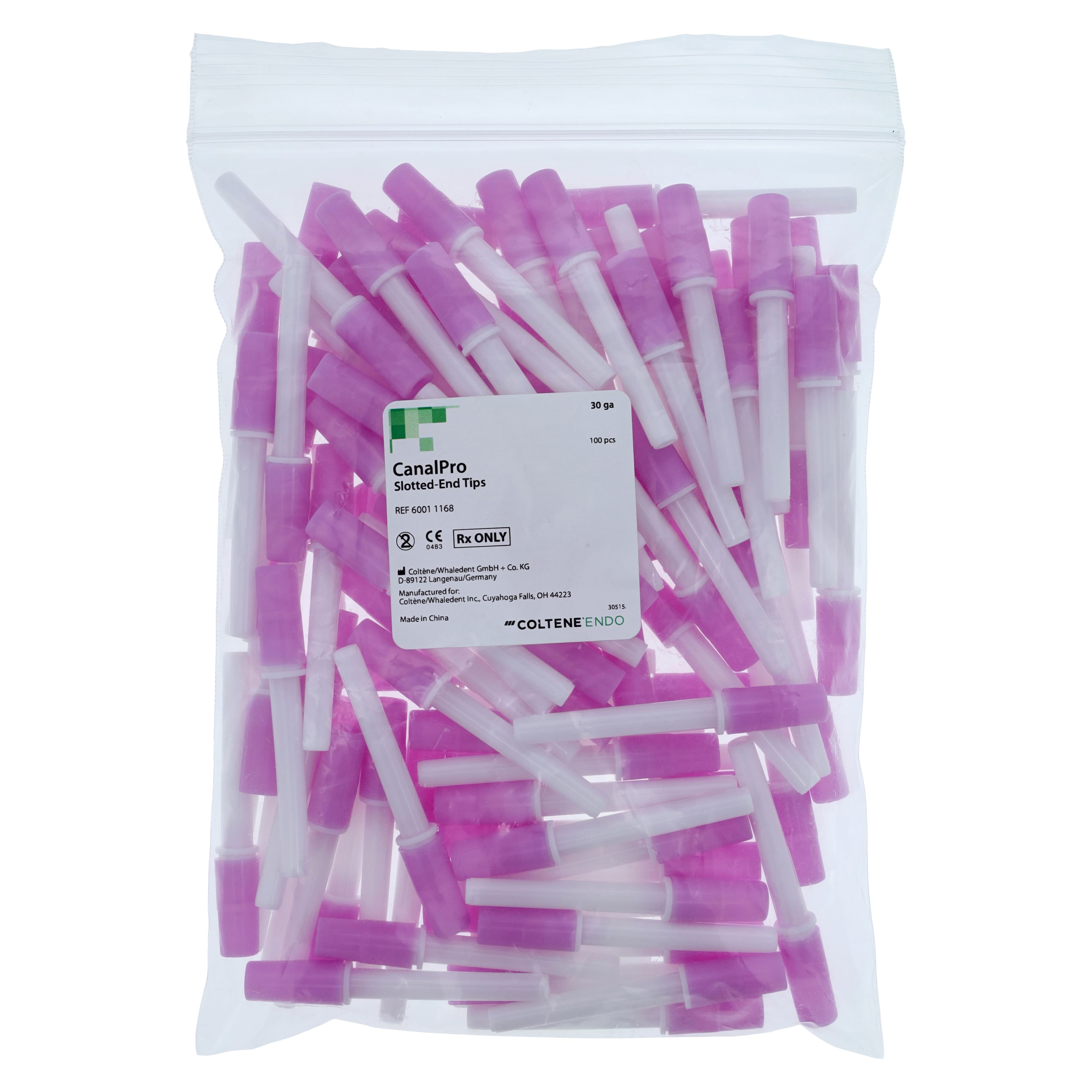 CanalPro Irrigating Slotted-End Tips, 30 Gauge, Universal Luer Lock, Purple, 100/Pack, 60011168 thumbnail 4