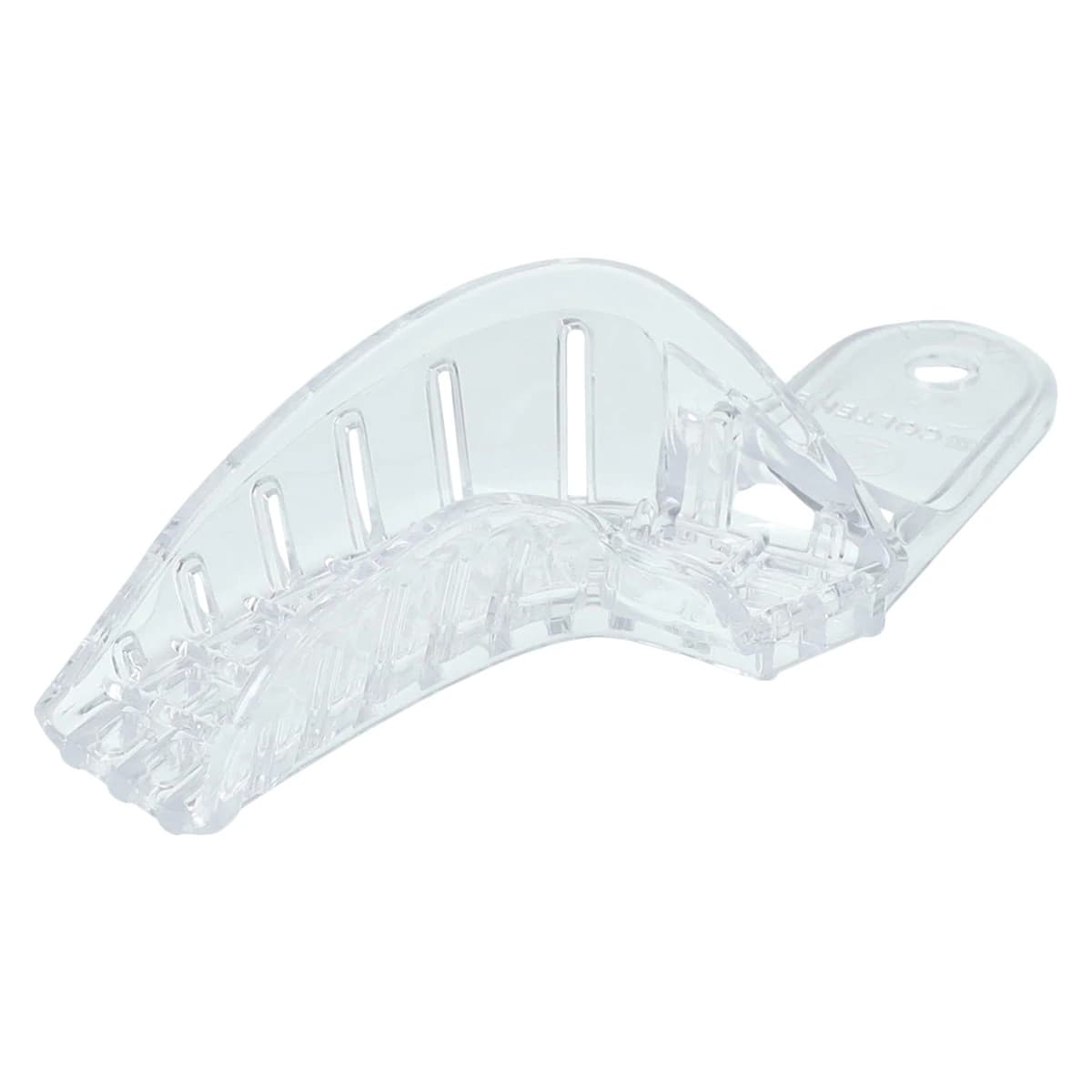 President Disposable Perforated Impression Tray, #7 Upper Left/Lower Right Quadrant, Clear, 12/Pk, C6907 thumbnail 2