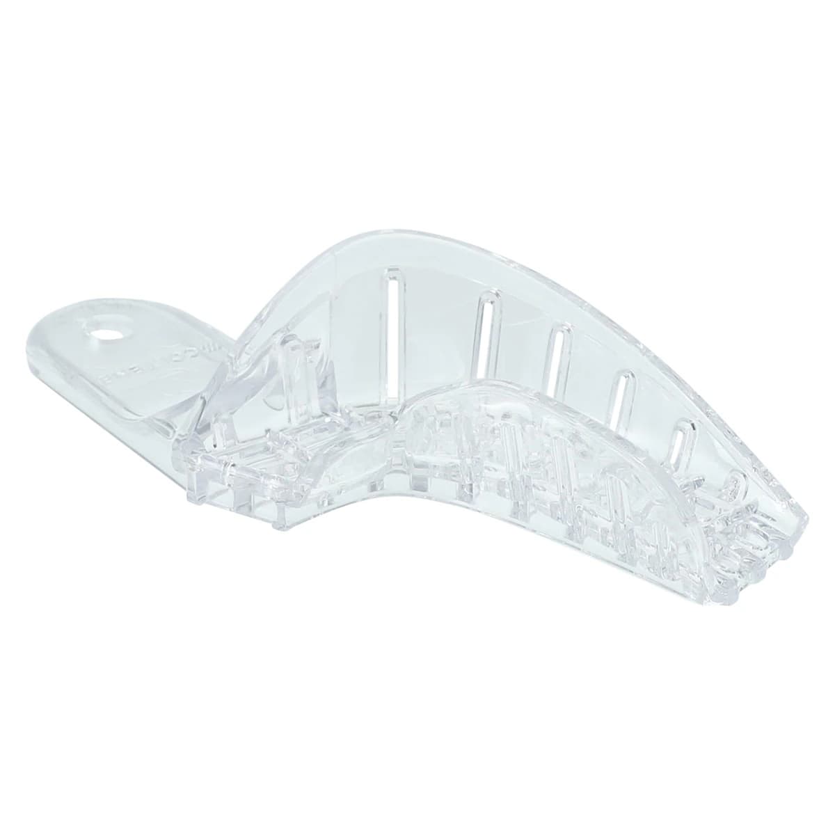 President Disposable Perforated Impression Tray, #8, Upper Right/Lower Left Quadrant, Clear, 12/Pk, C6908 thumbnail 2
