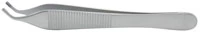 Integra Miltex Brown-Adson Tissue Forceps, 4-3/4", 7x7 Teeth, Angular, 6-126 - Integra Miltex - Tissue Forceps - Image 1