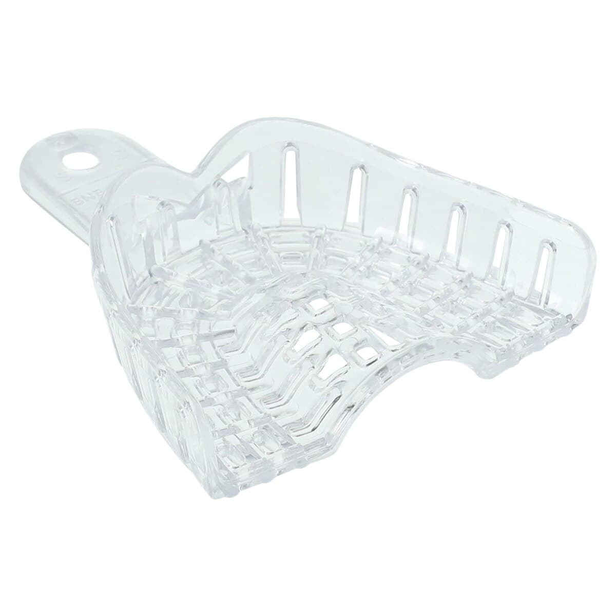 President Disposable Impression Trays, #5 Small Upper, Clear Perforated Plastic, 12/Pk, C6905 thumbnail 2
