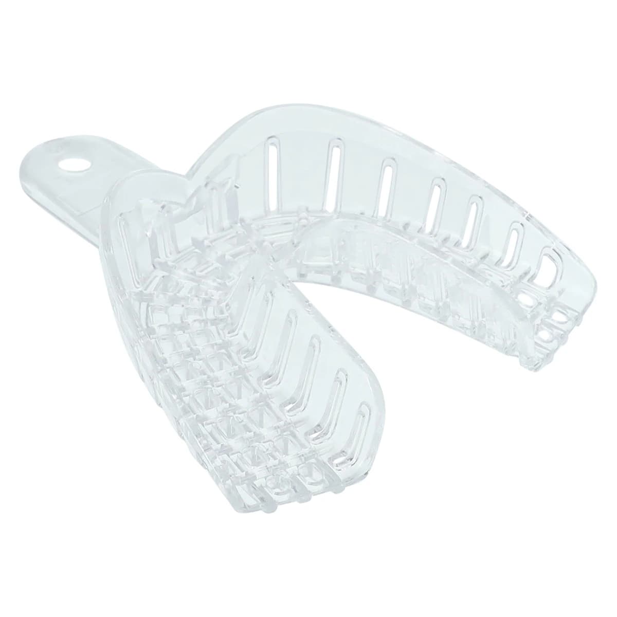 President Disposable Perforated Impression Trays, #2 Lower Large, Clear, 12/Pk, C6902 thumbnail 2