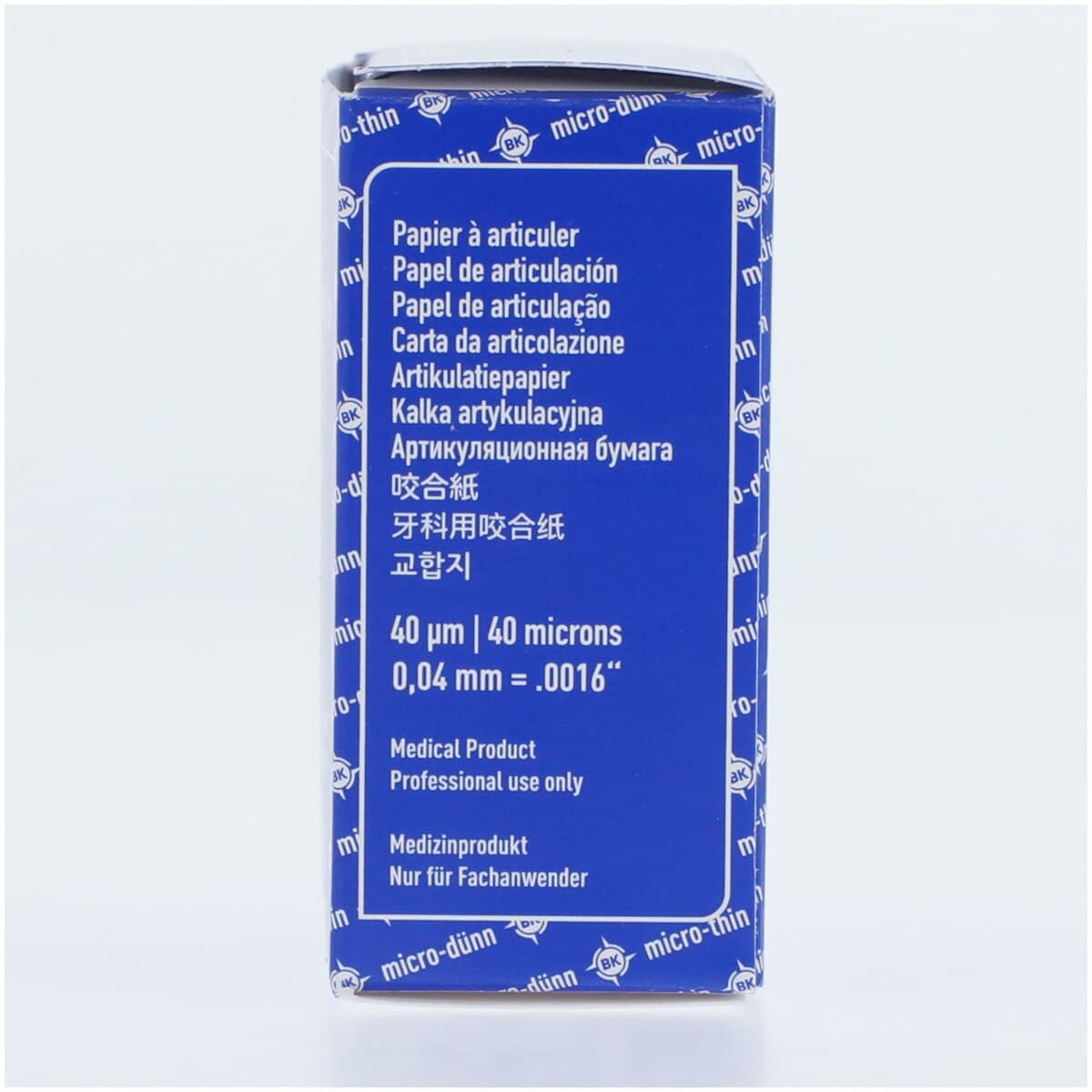 Arti-Check Articulating Paper Roll, with Dispenser, 22 mm x 10 m, 40 microns, Blue, 1/Pk, BK15 thumbnail 5
