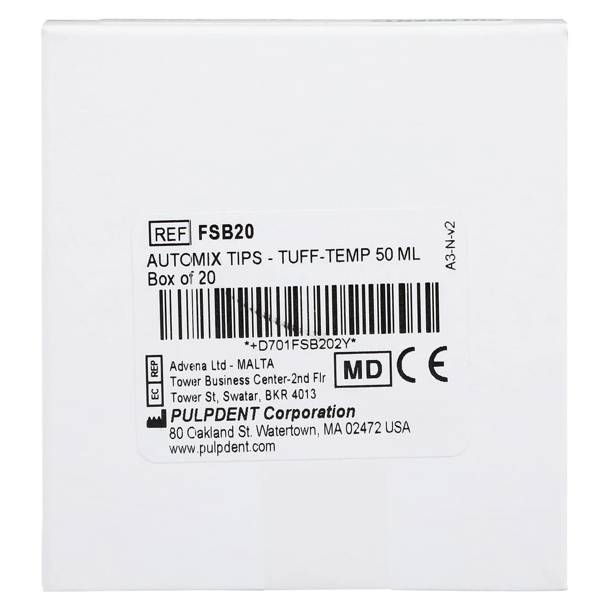Tuff-Temp Plus Automix Syringe Tips for 50 ml Cartridge, Blue/Black, 20/Box, FSB20 thumbnail 5