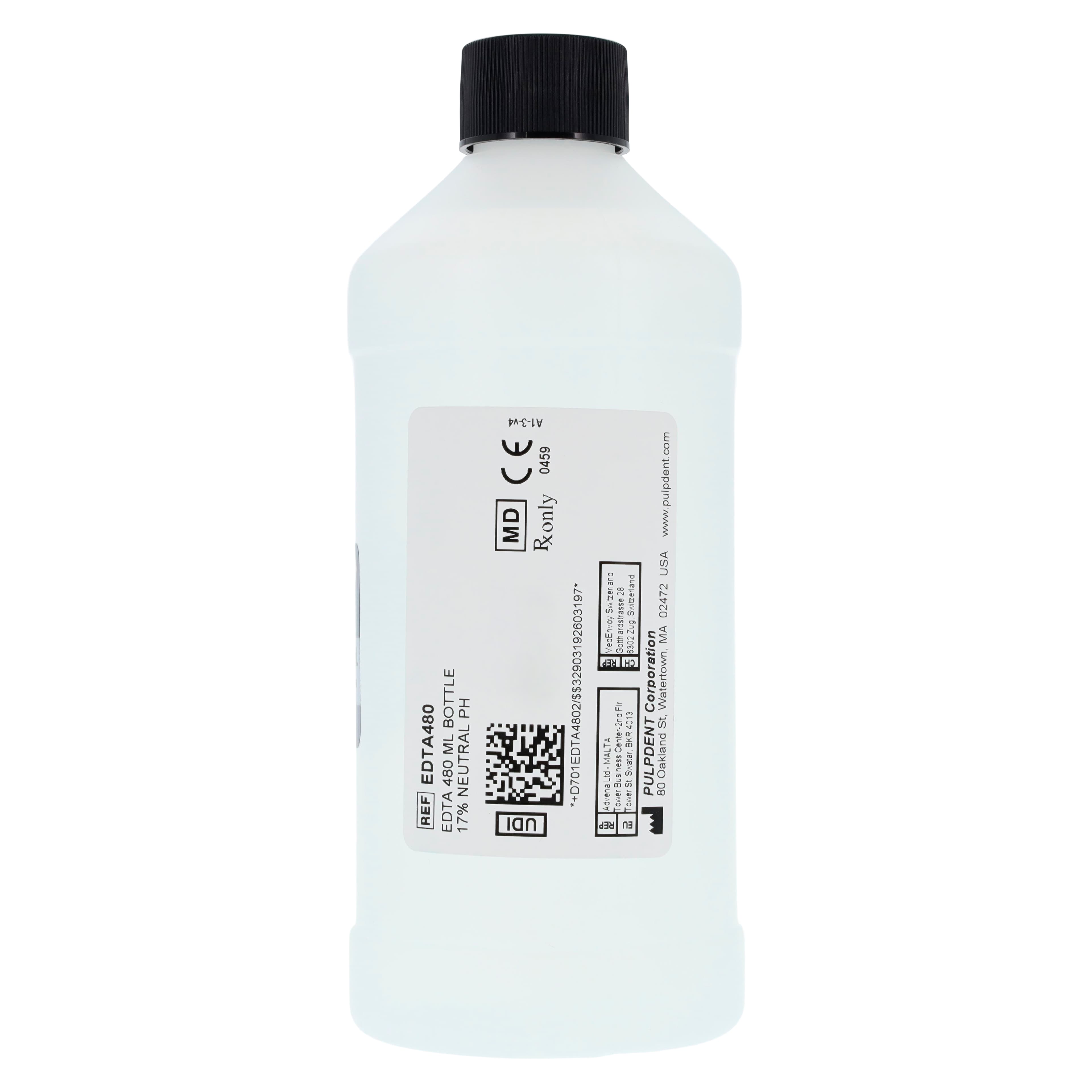 Pulpdent EDTA 17% Solution, Buffered Neutral pH Chelating Agent, 480 mL (16 oz) Bottle, EDTA480 thumbnail 2