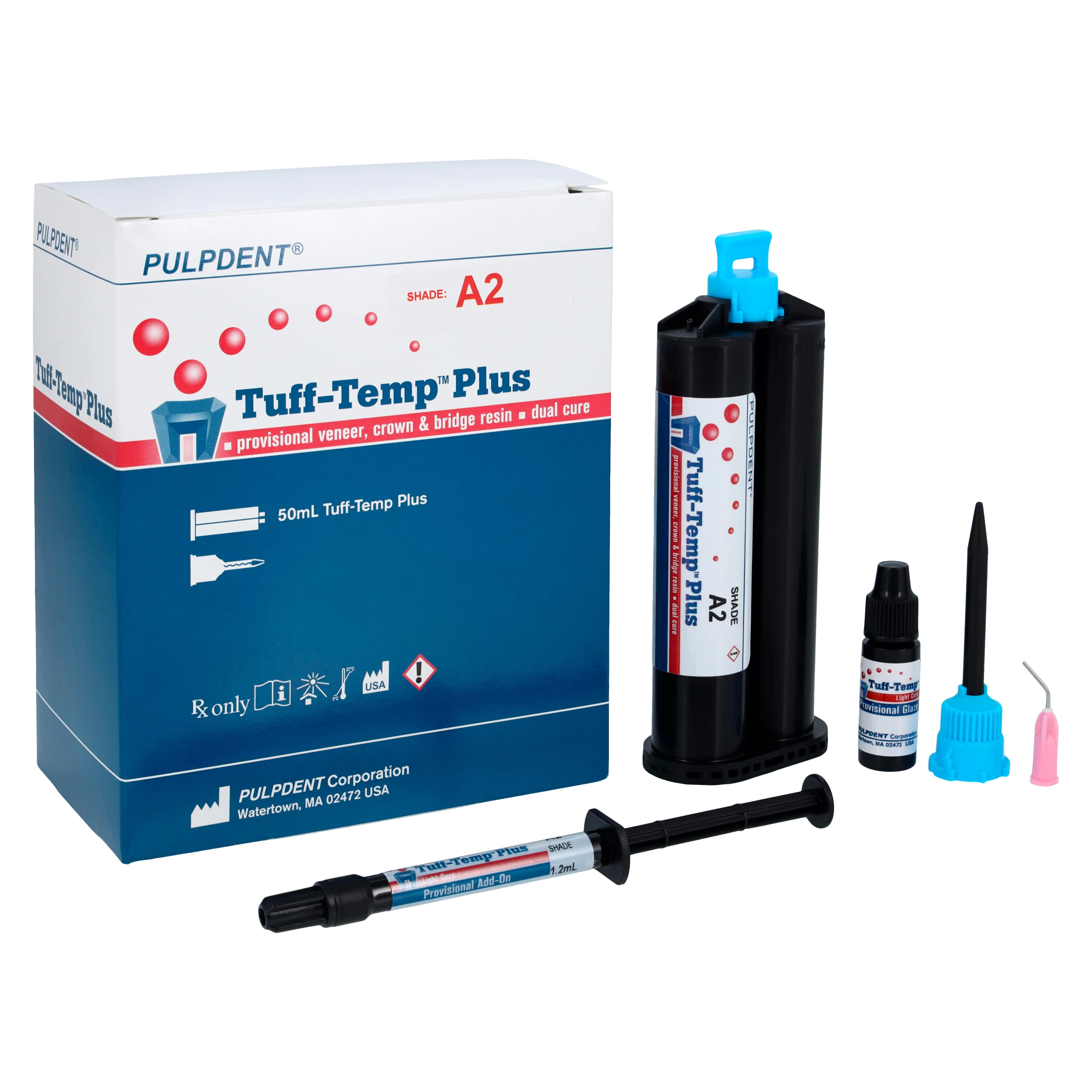 Tuff-Temp Plus Automix Cartridge Kit, A2, 50 ml, TTPA2 - Tuff-Temp Plus, Automix Cartridge, 50 ml, A2, 1/Pk, TTPA2 - Image 1